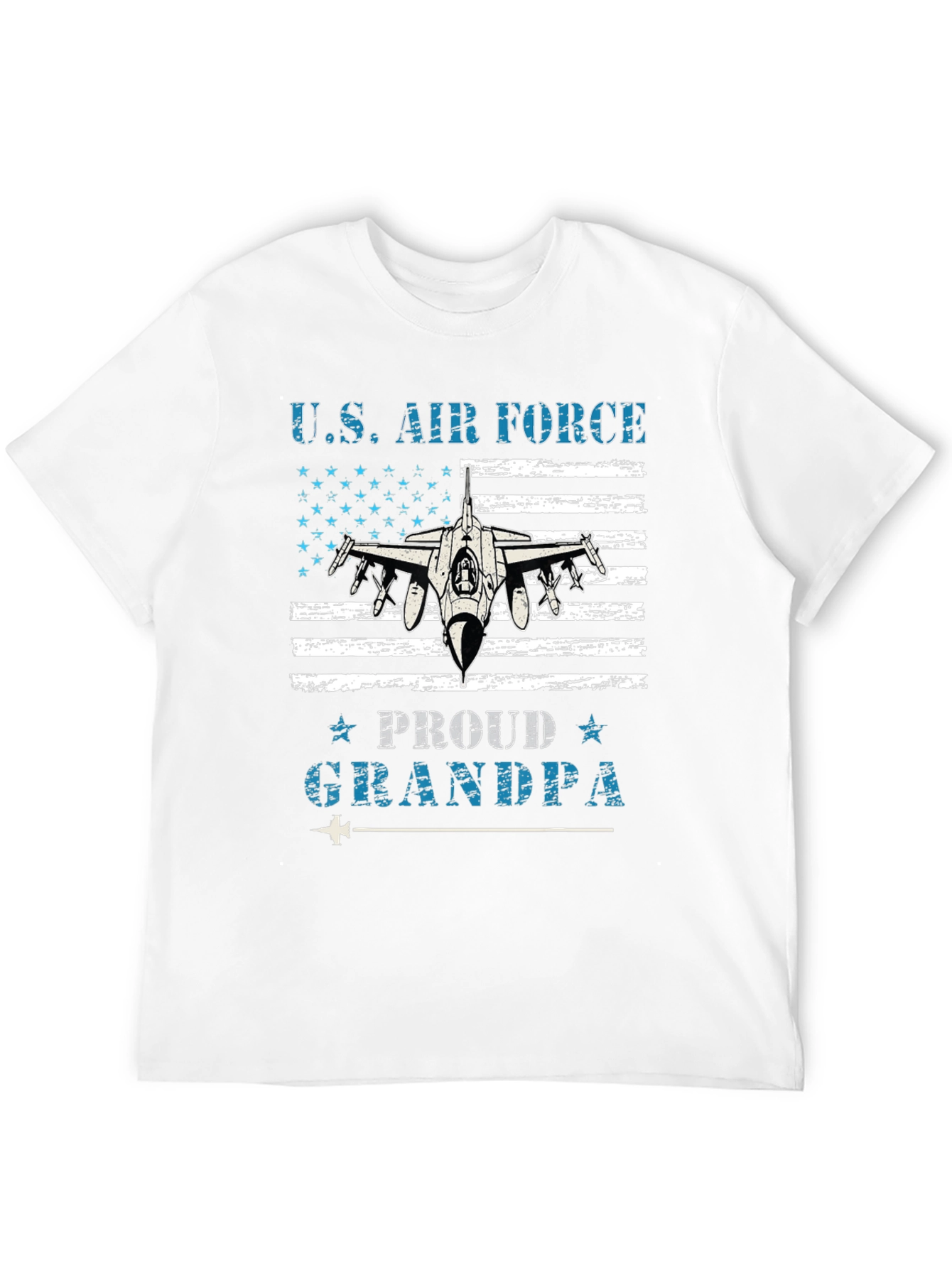 U.S. Air Force Proud Grandpa Graphic T-Shirt