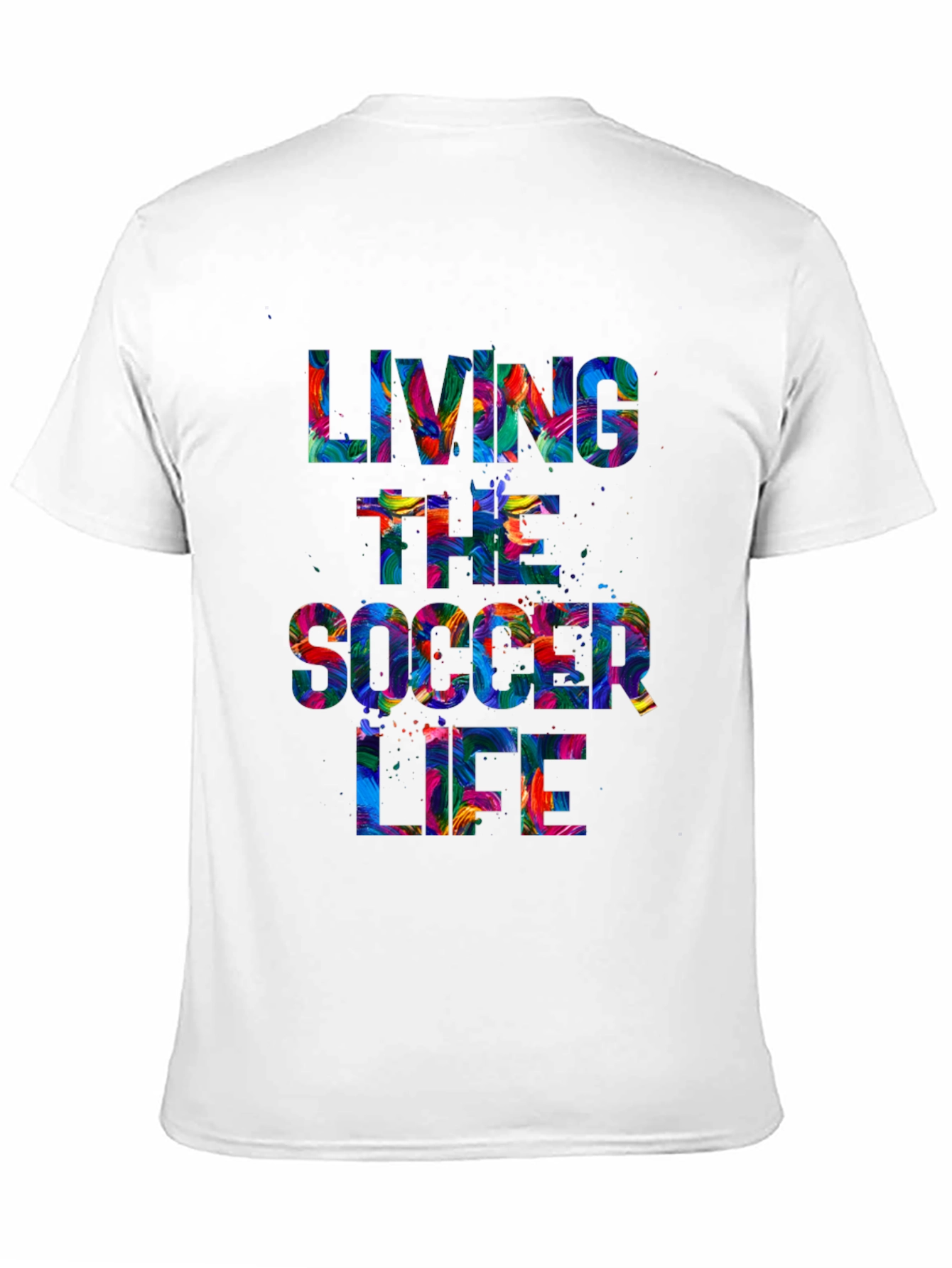 Living the Soccer Life Graphic Tee