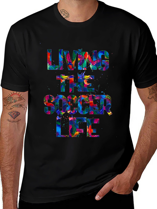 Living the Soccer Life Graphic Tee