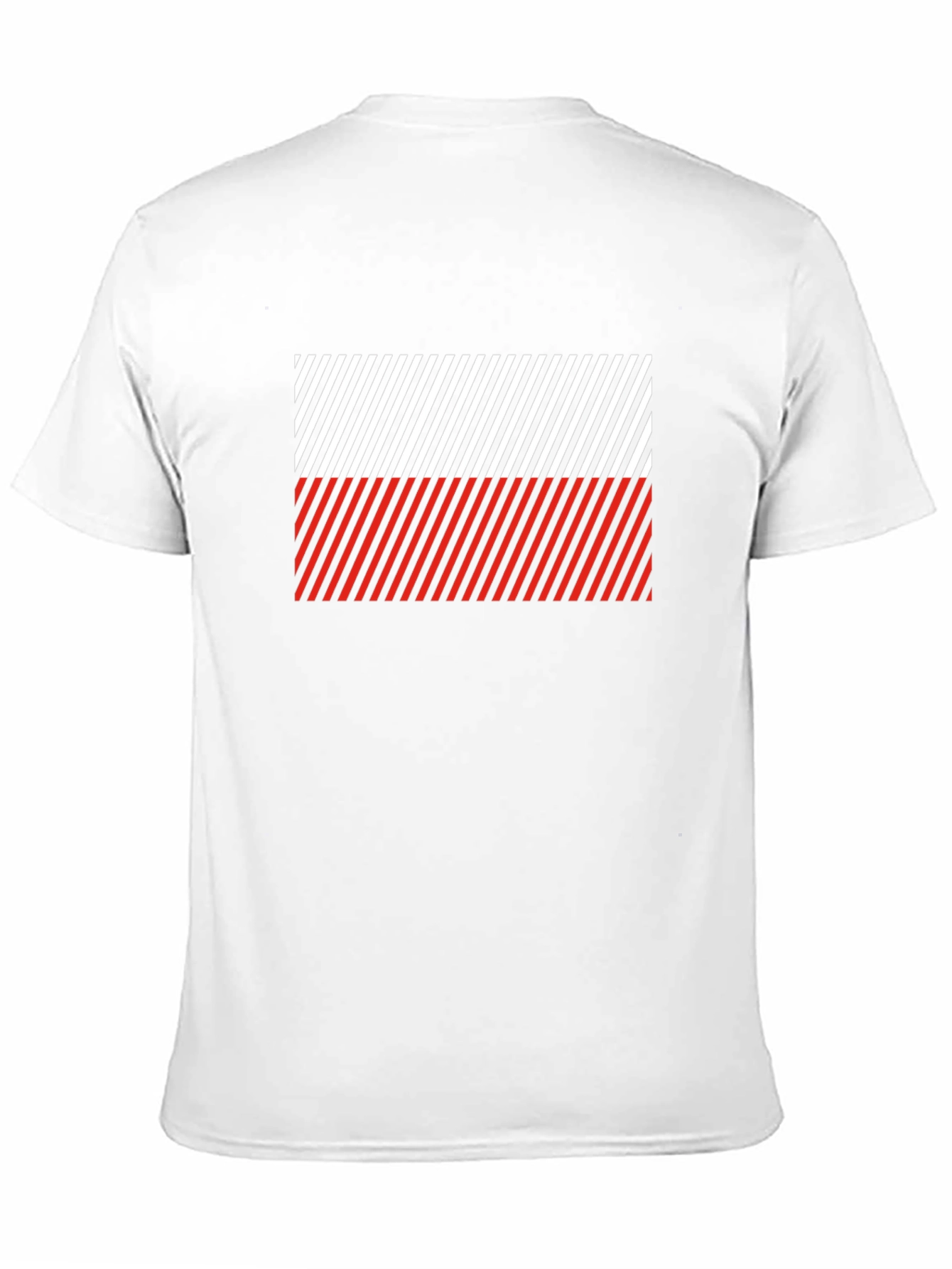 Striped Poland Flag T-Shirt