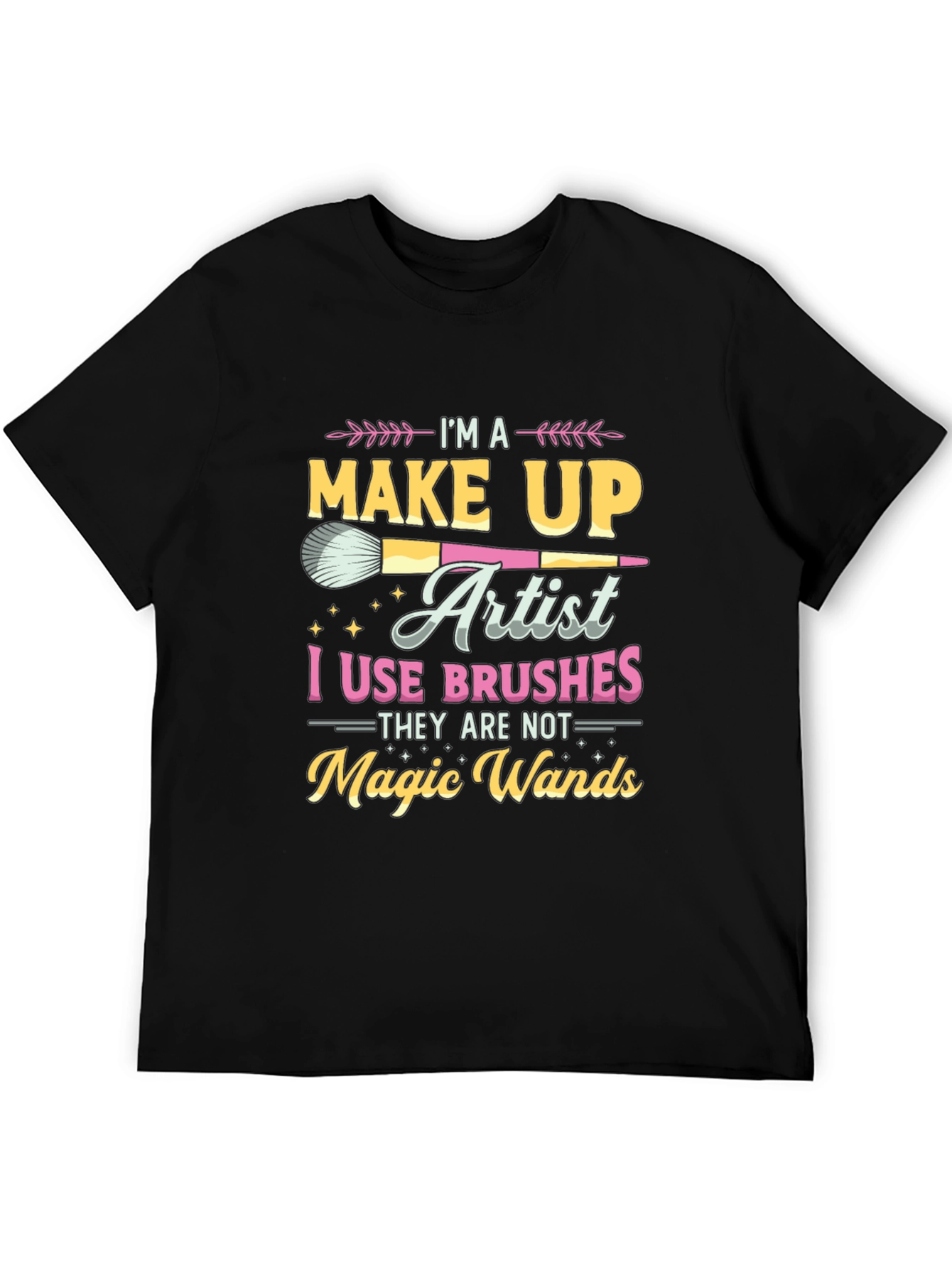 Makeup Artist Brush Graphic Tee
