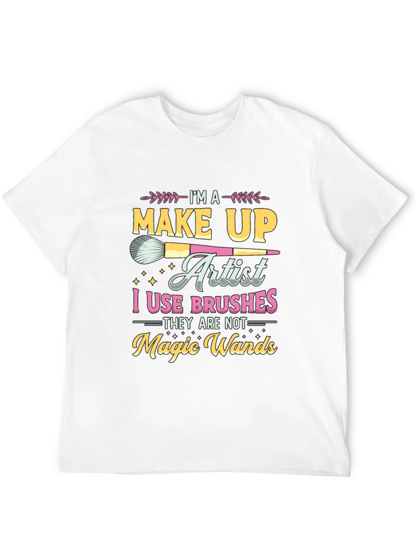 Makeup Artist Brush Graphic Tee