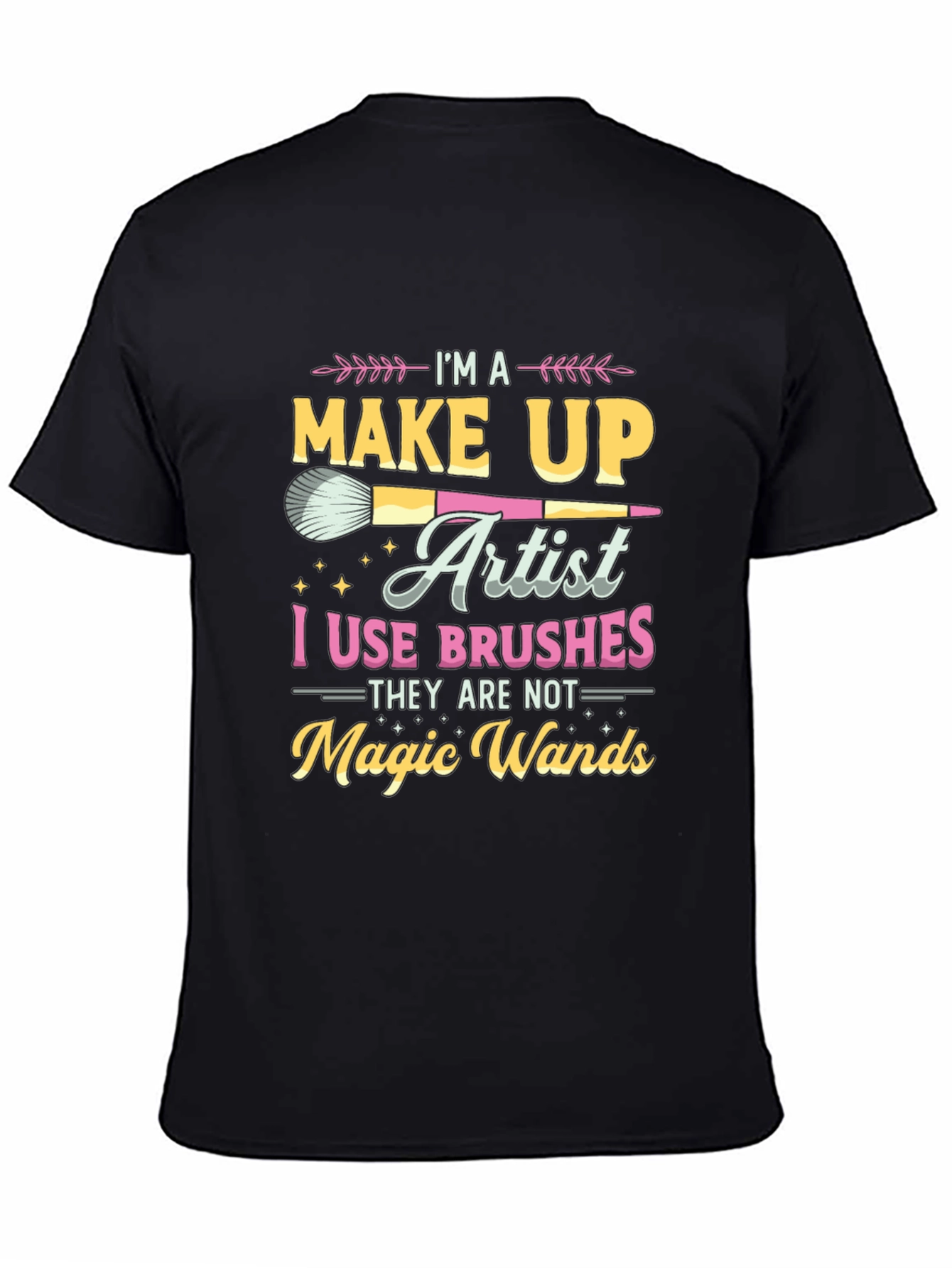 Makeup Artist Brush Graphic Tee
