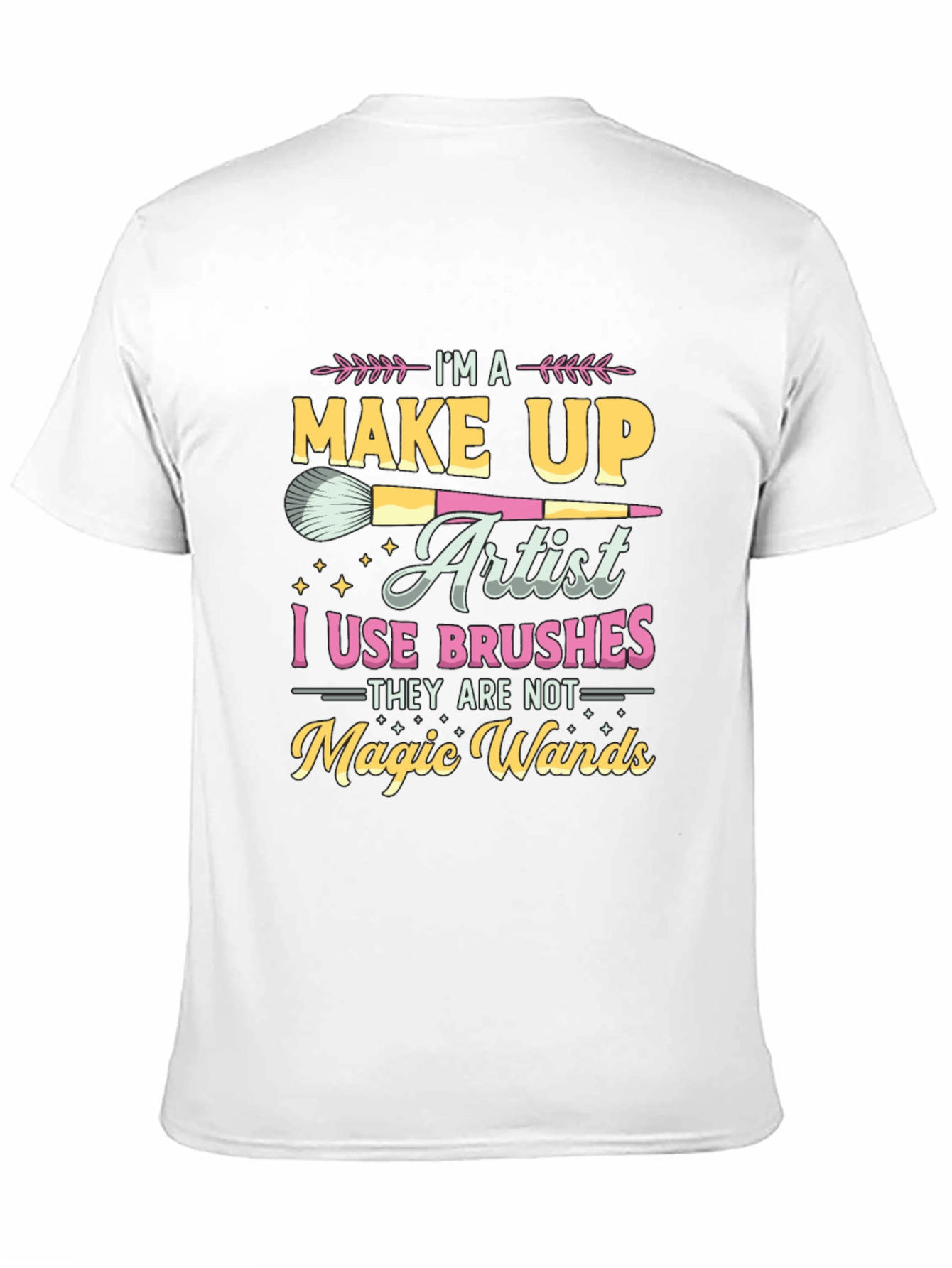 Makeup Artist Brush Graphic Tee