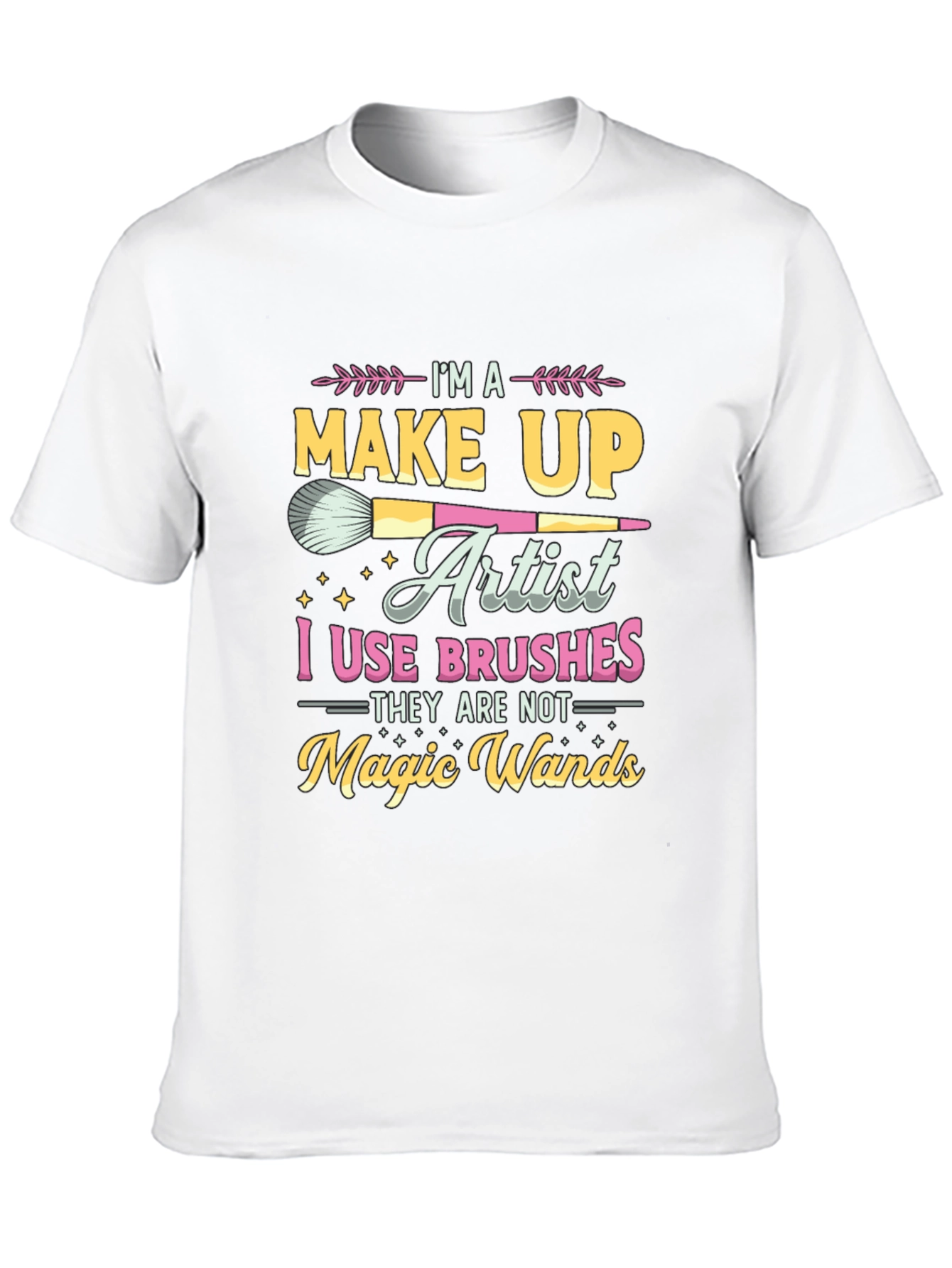 Makeup Artist Brush Graphic Tee