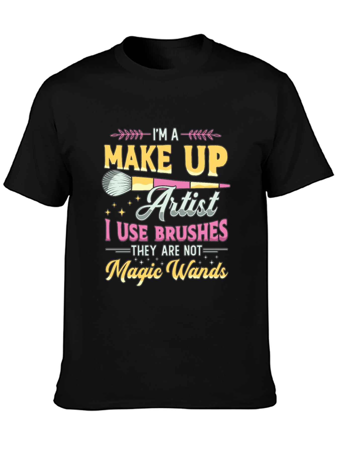 Makeup Artist Brush Graphic Tee