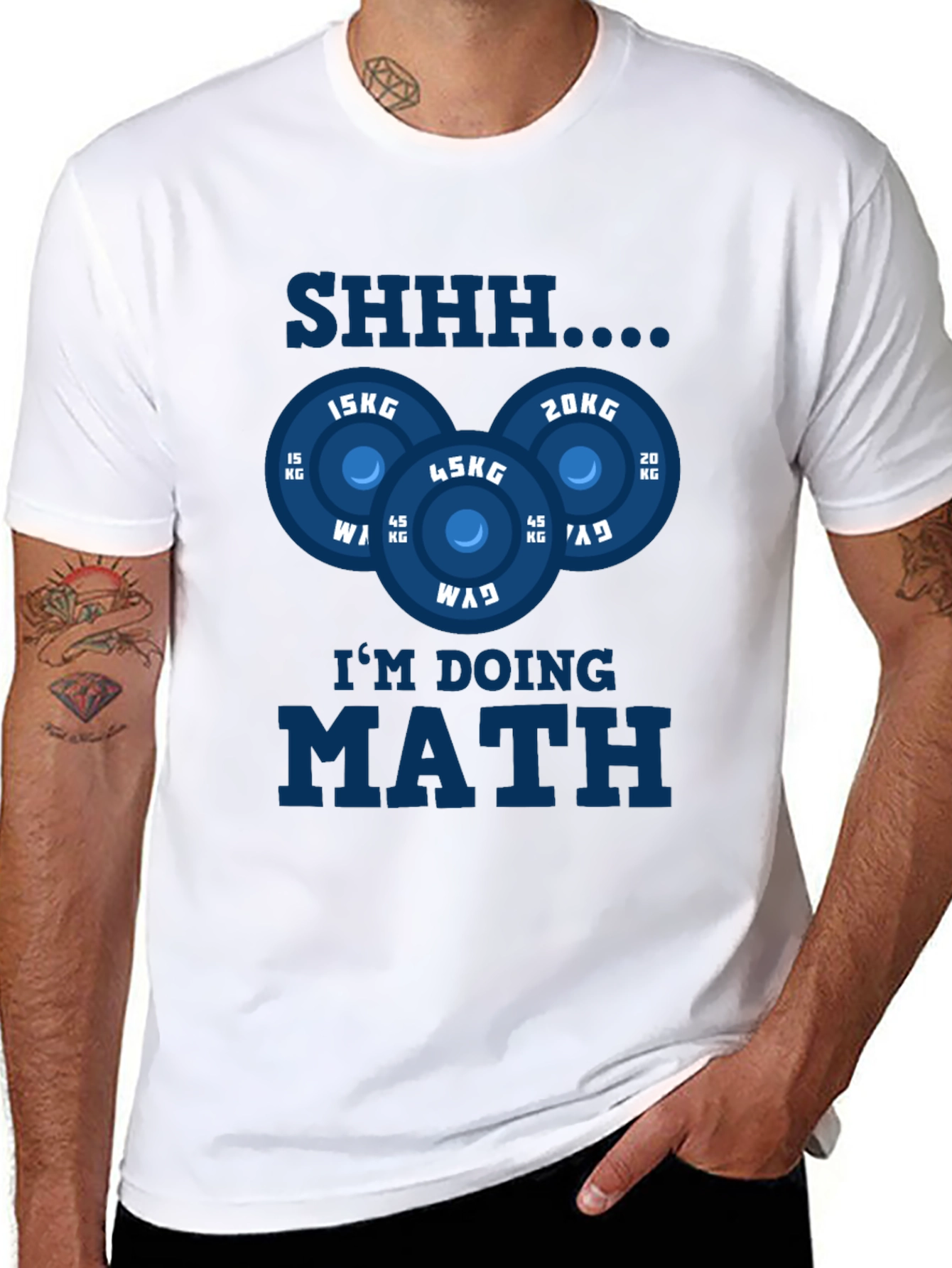 Gym Math T-Shirt - Workout Design