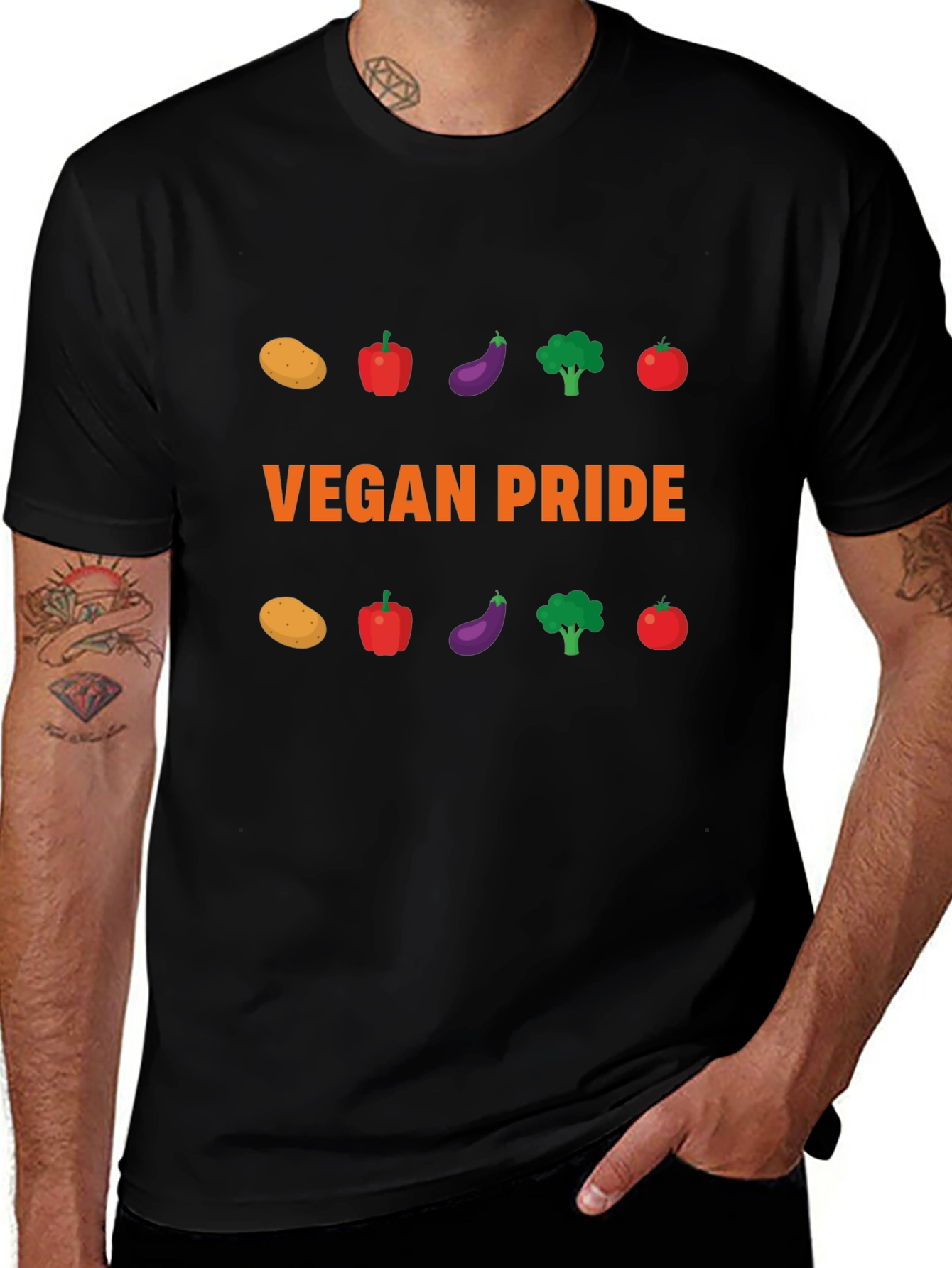 Vegan Pride Graphic T-Shirt - Stylish & Comfortable