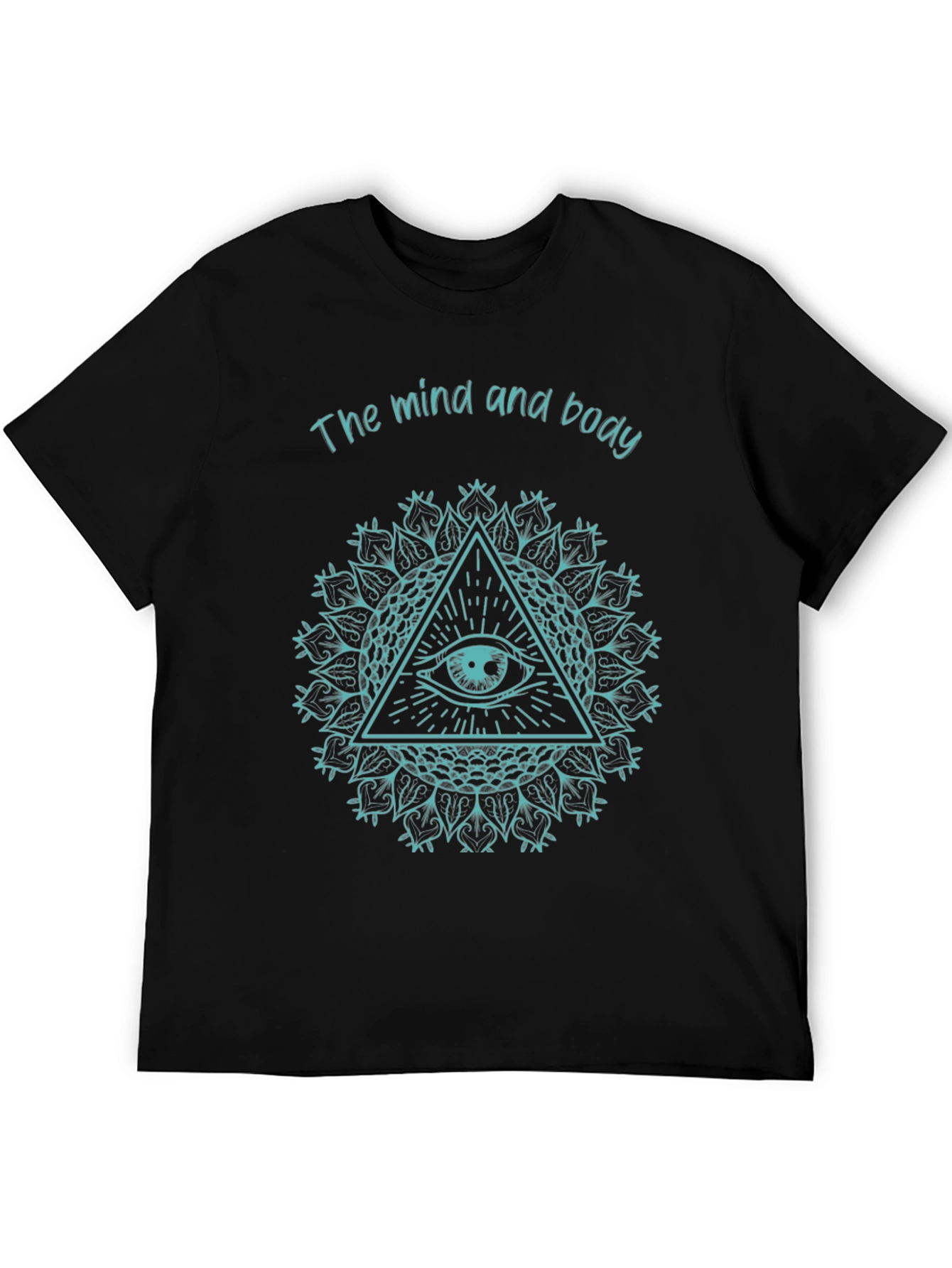 Mind and Body All-Seeing Eye Graphic Tee - Black