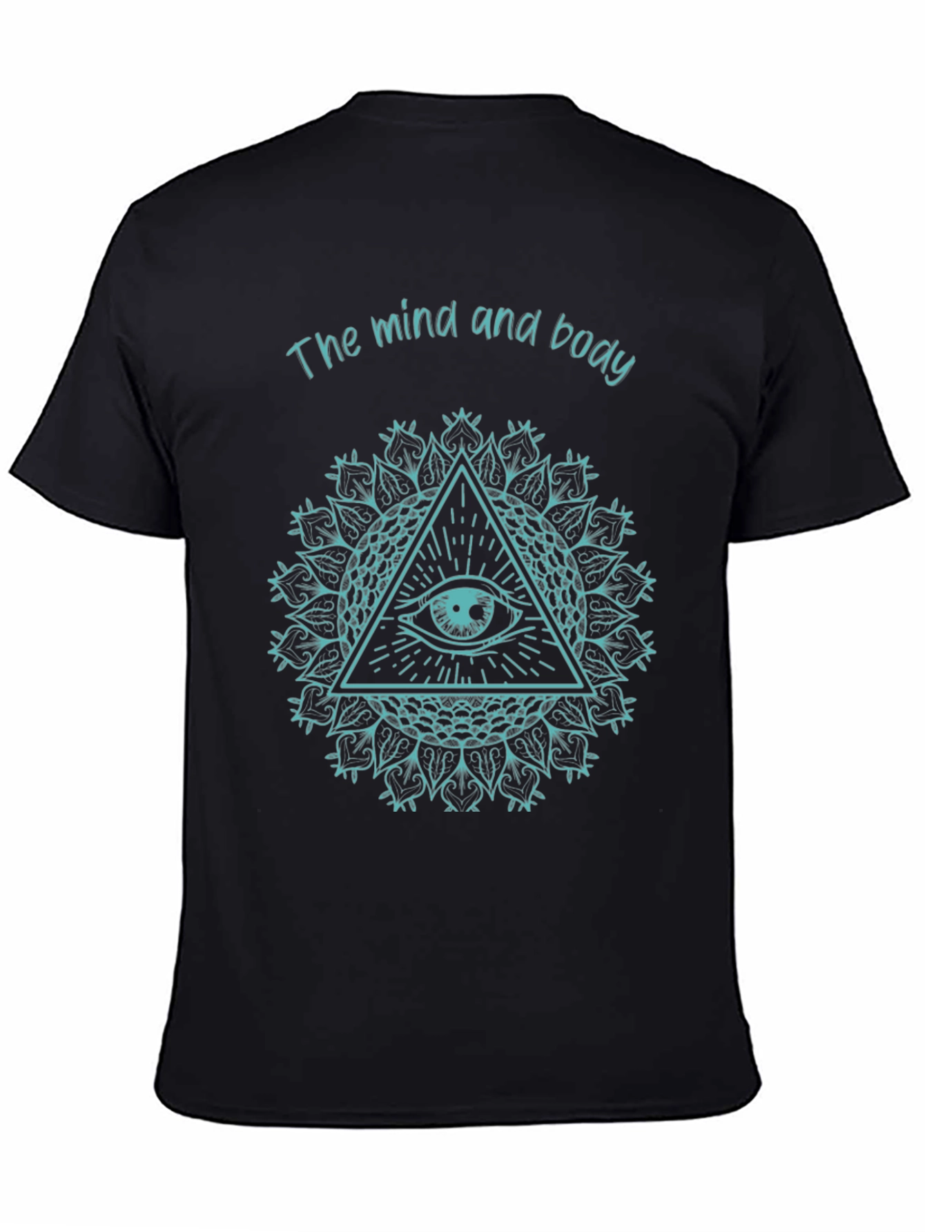 Mind and Body All-Seeing Eye Graphic Tee - Black