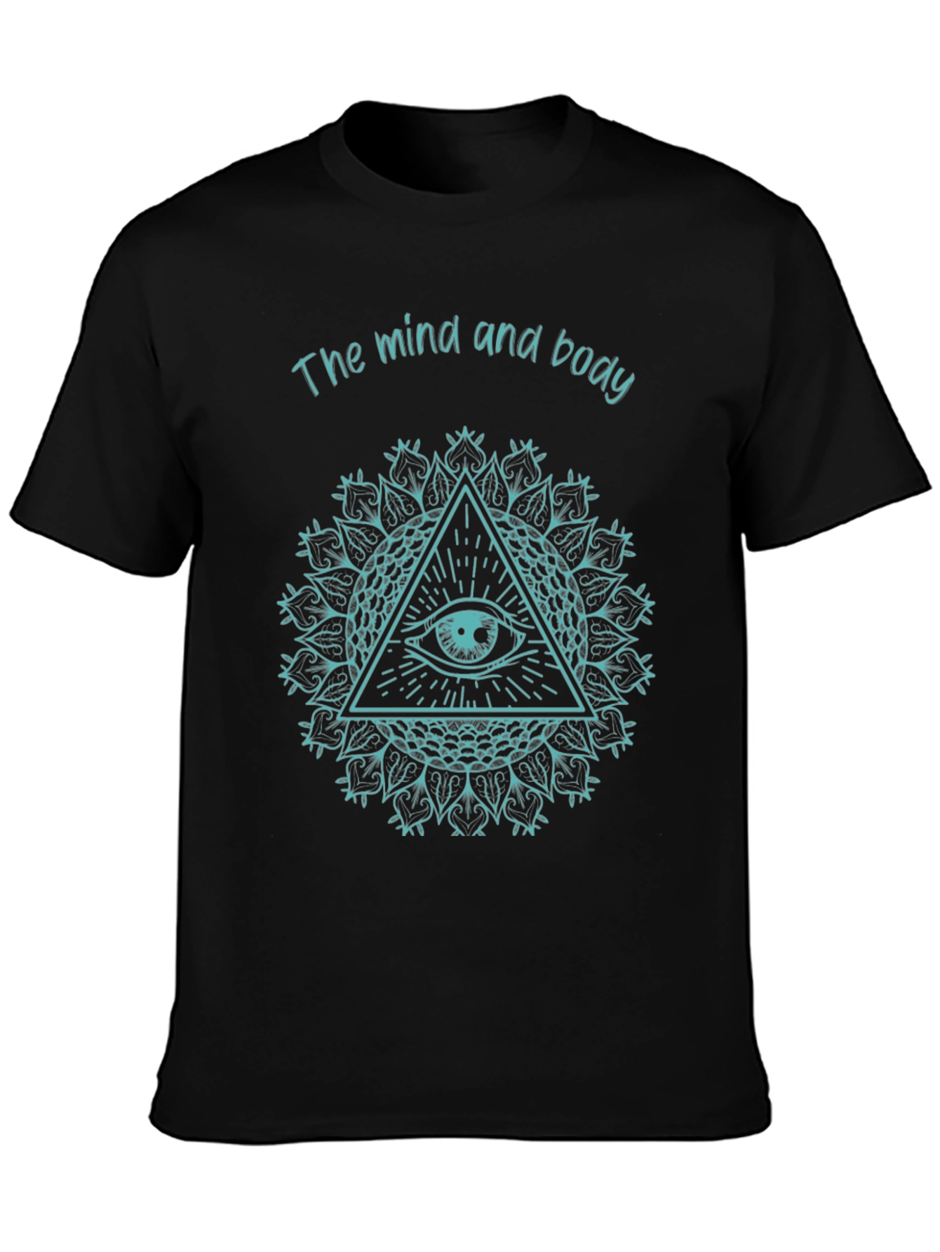 Mind and Body All-Seeing Eye Graphic Tee - Black