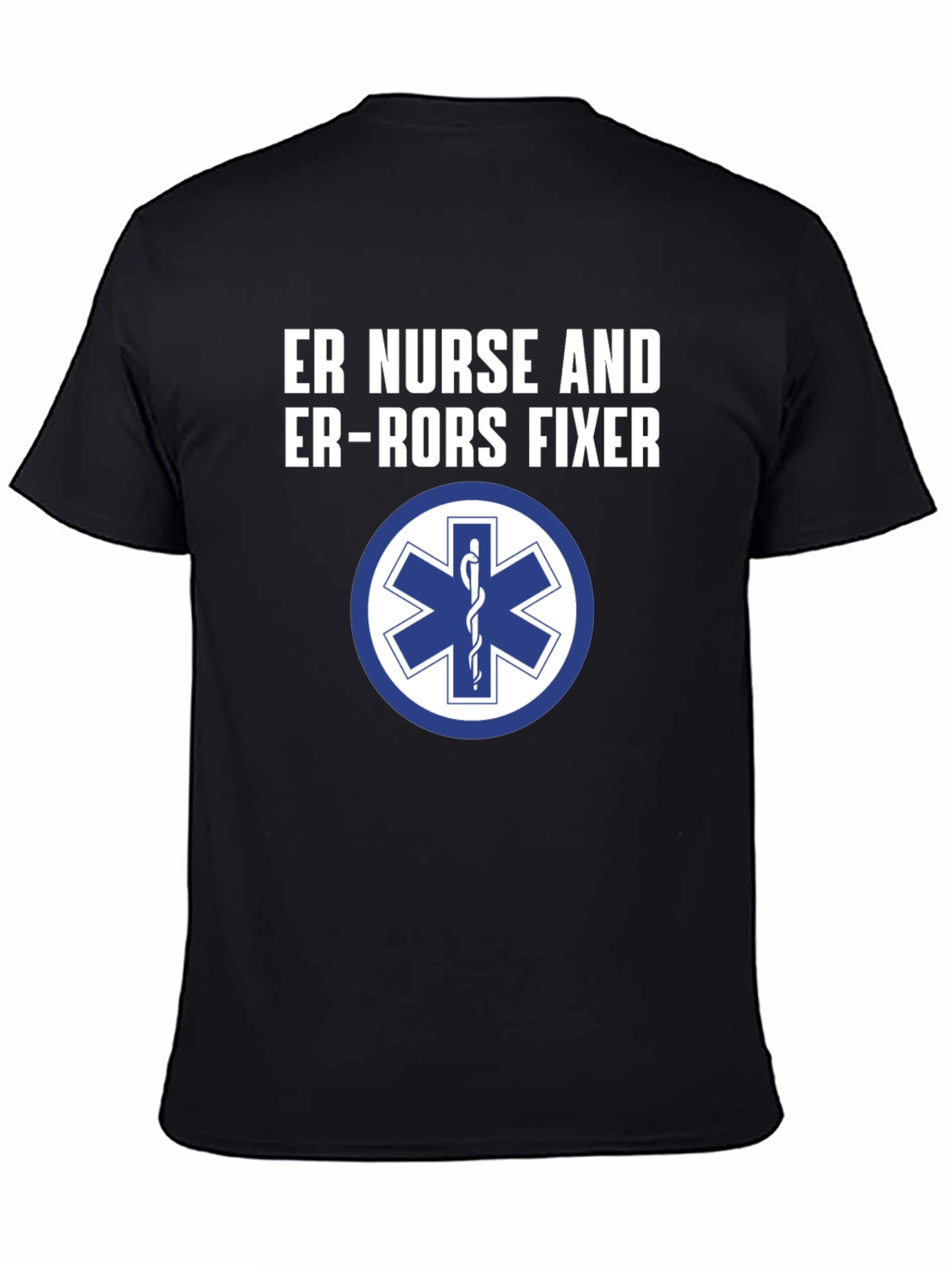 ER Nurse Error Fixer Graphic T-Shirt