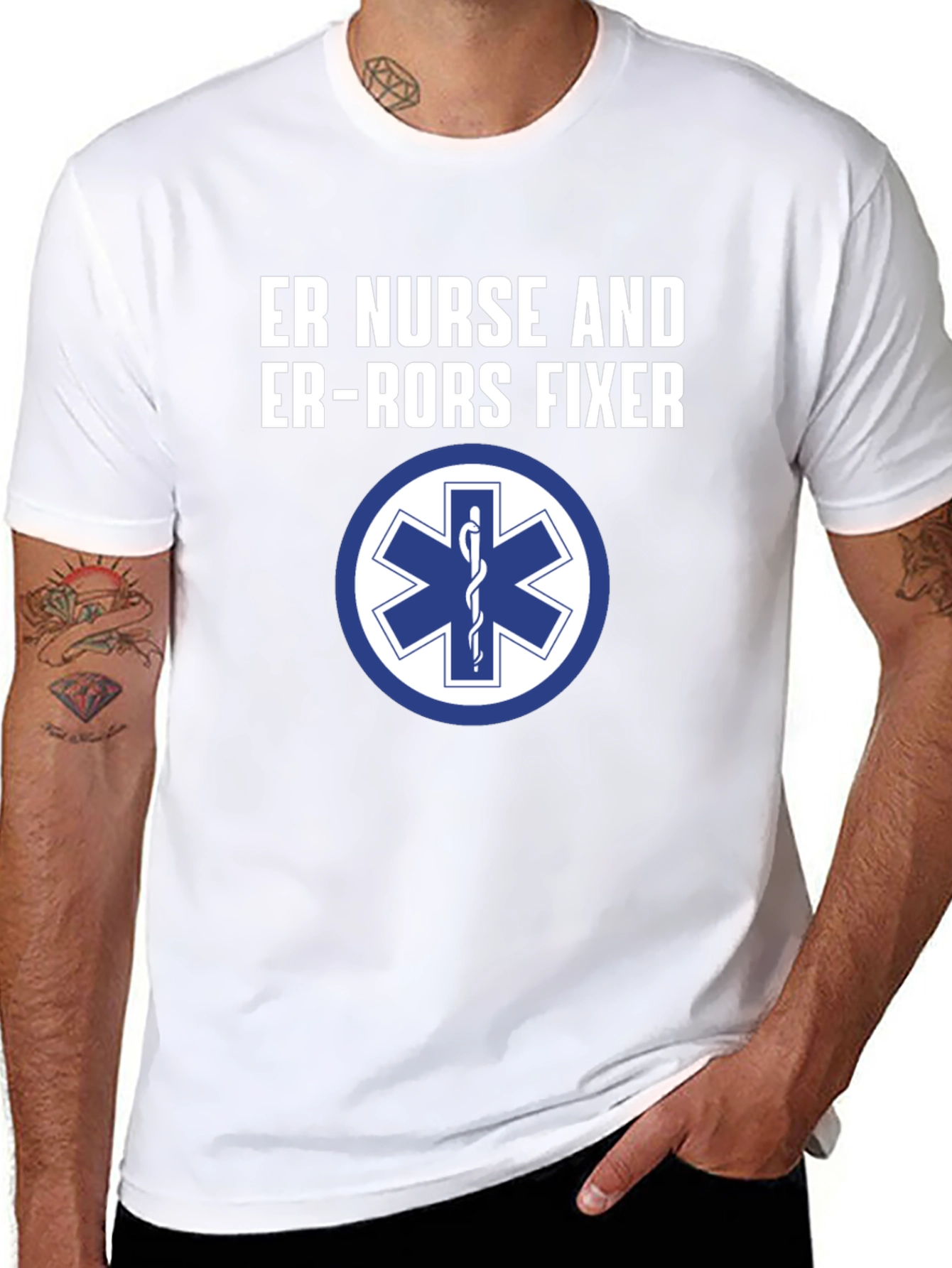 ER Nurse Error Fixer Graphic T-Shirt