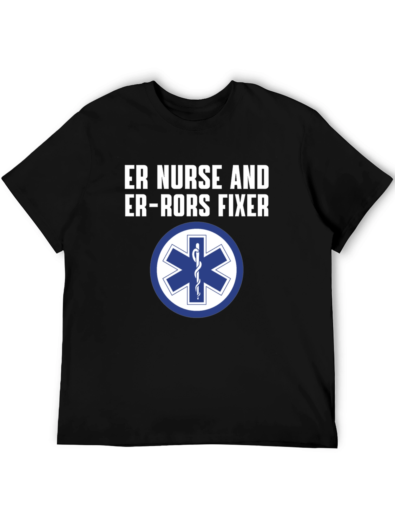 ER Nurse Error Fixer Graphic T-Shirt