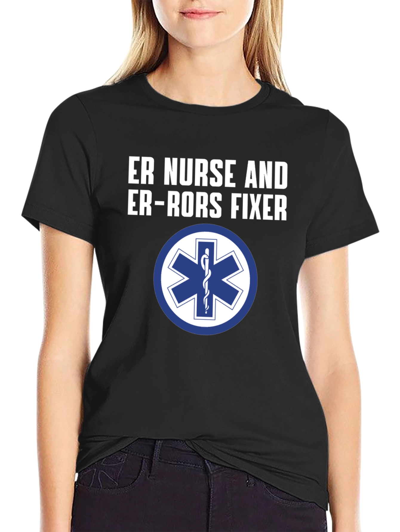 ER Nurse Error Fixer Graphic T-Shirt