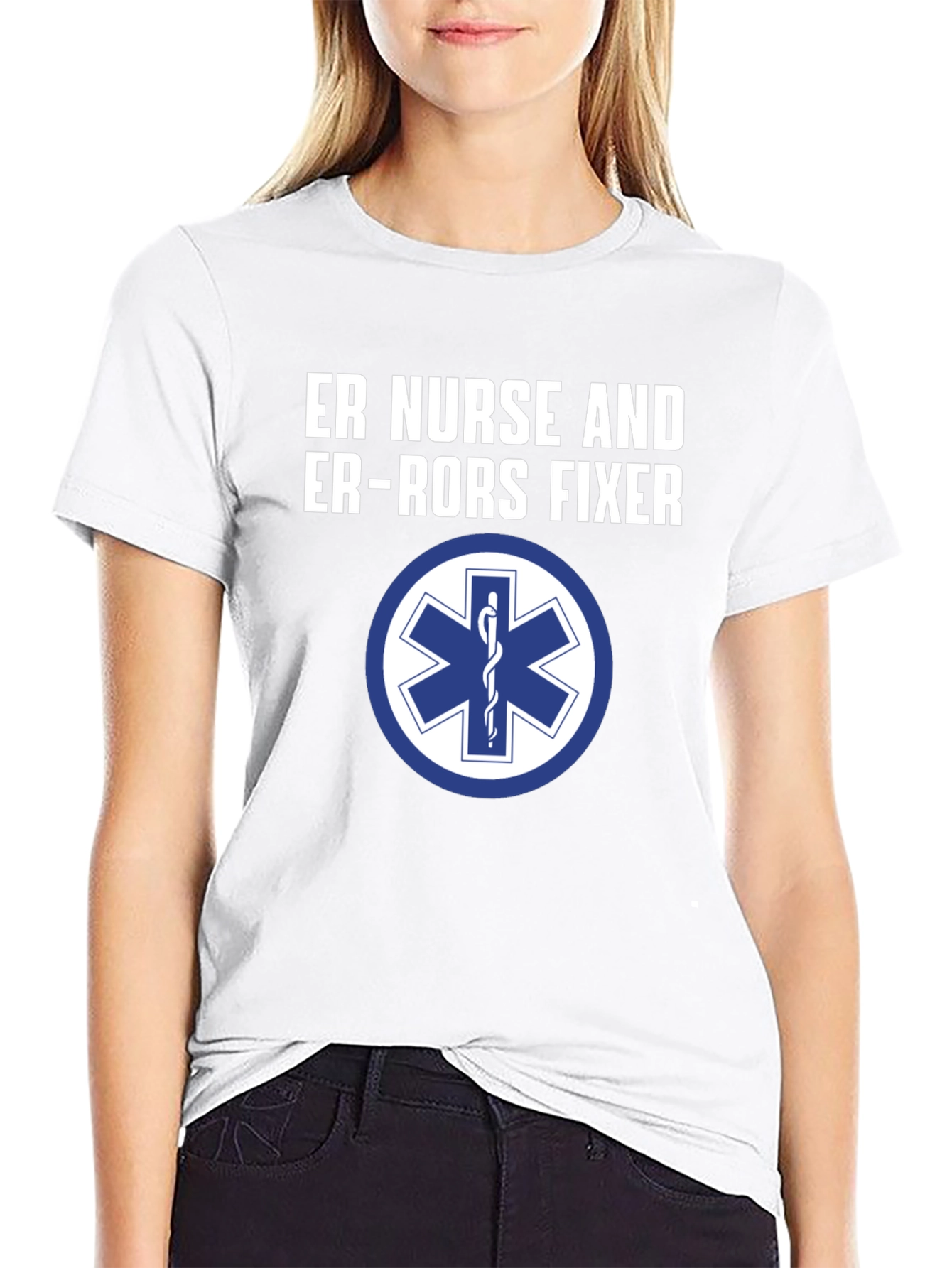 ER Nurse Error Fixer Graphic T-Shirt