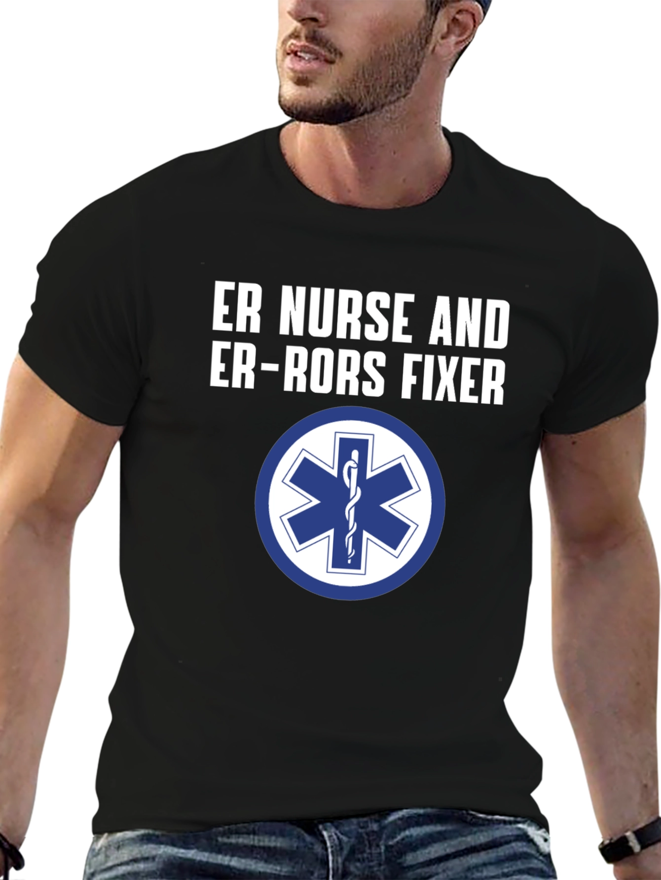ER Nurse Error Fixer Graphic T-Shirt