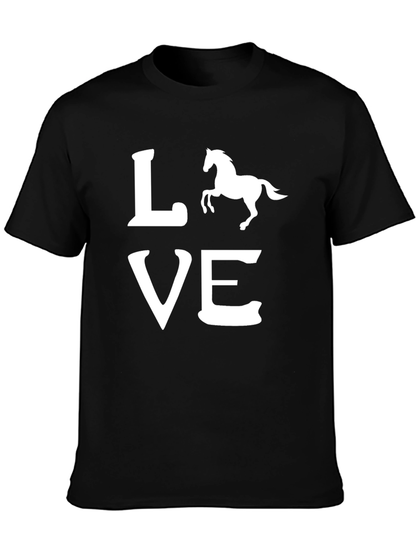 Love Horse Tee - Stylish Graphic T-Shirt