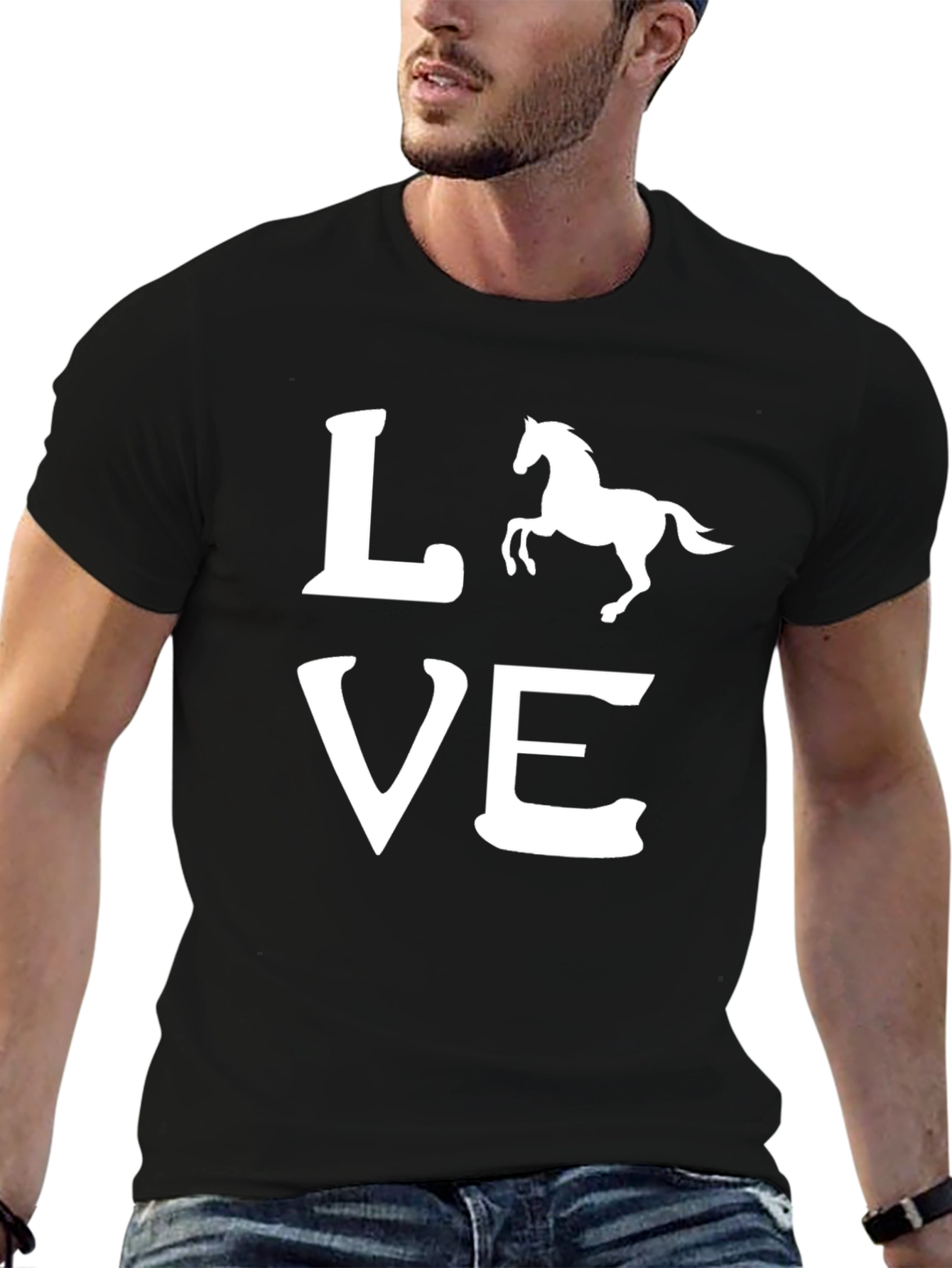 Love Horse Tee - Stylish Graphic T-Shirt