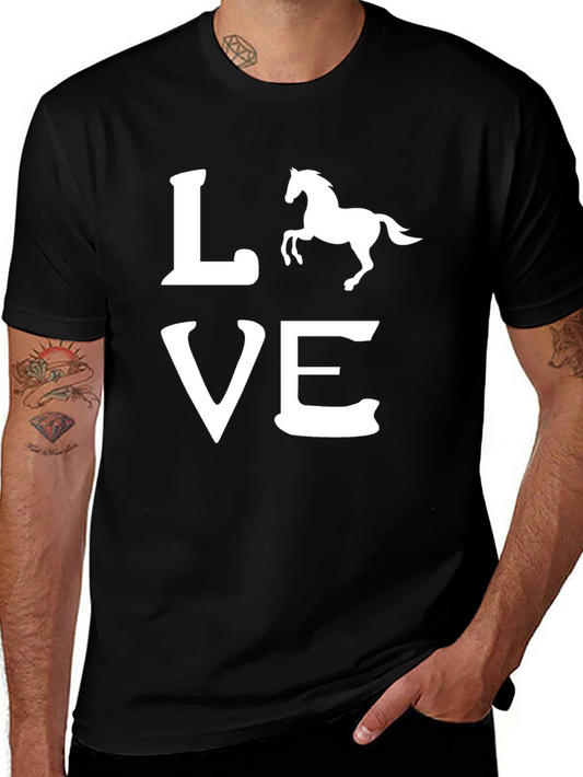 Love Horse Tee - Stylish Graphic T-Shirt