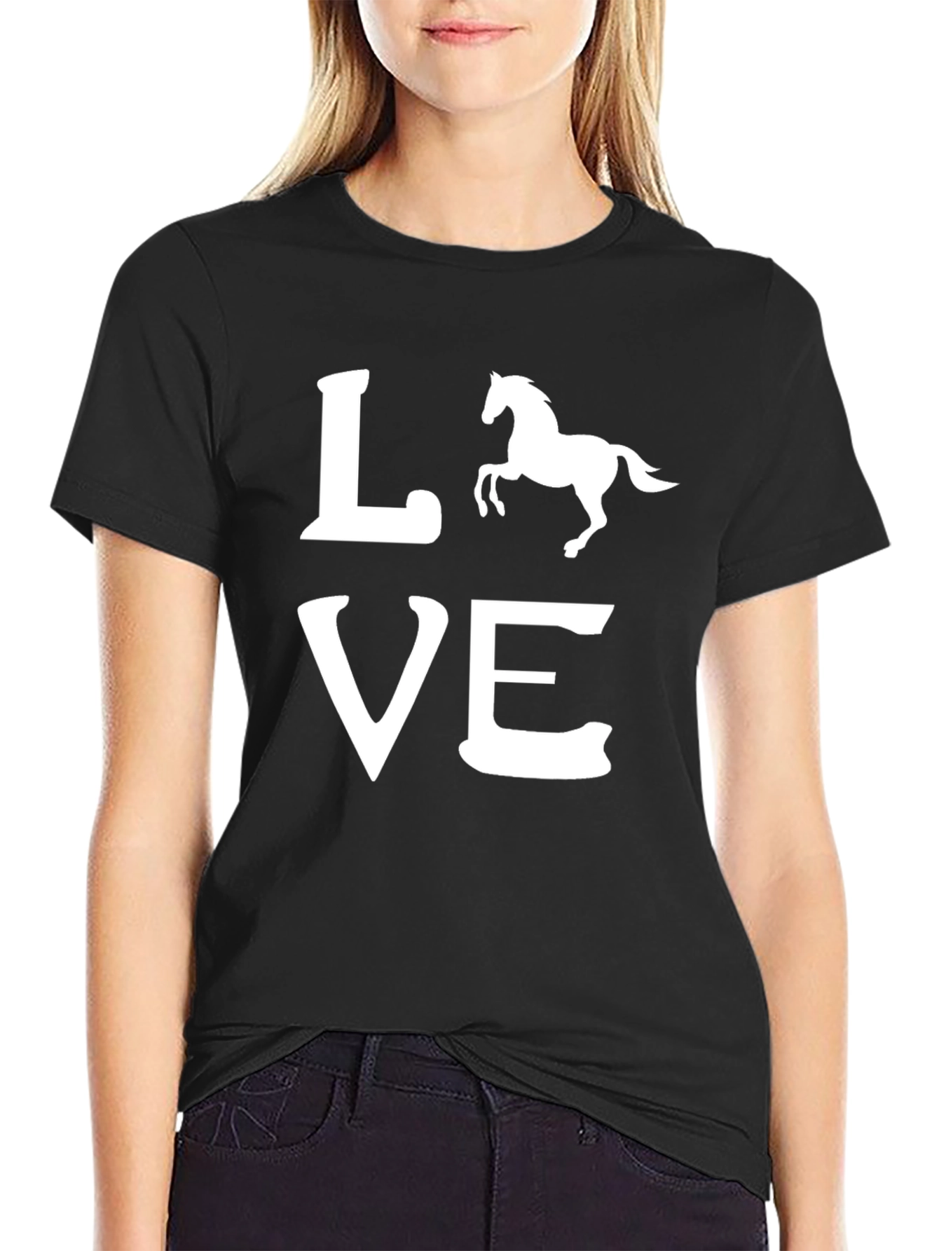 Love Horse Tee - Stylish Graphic T-Shirt