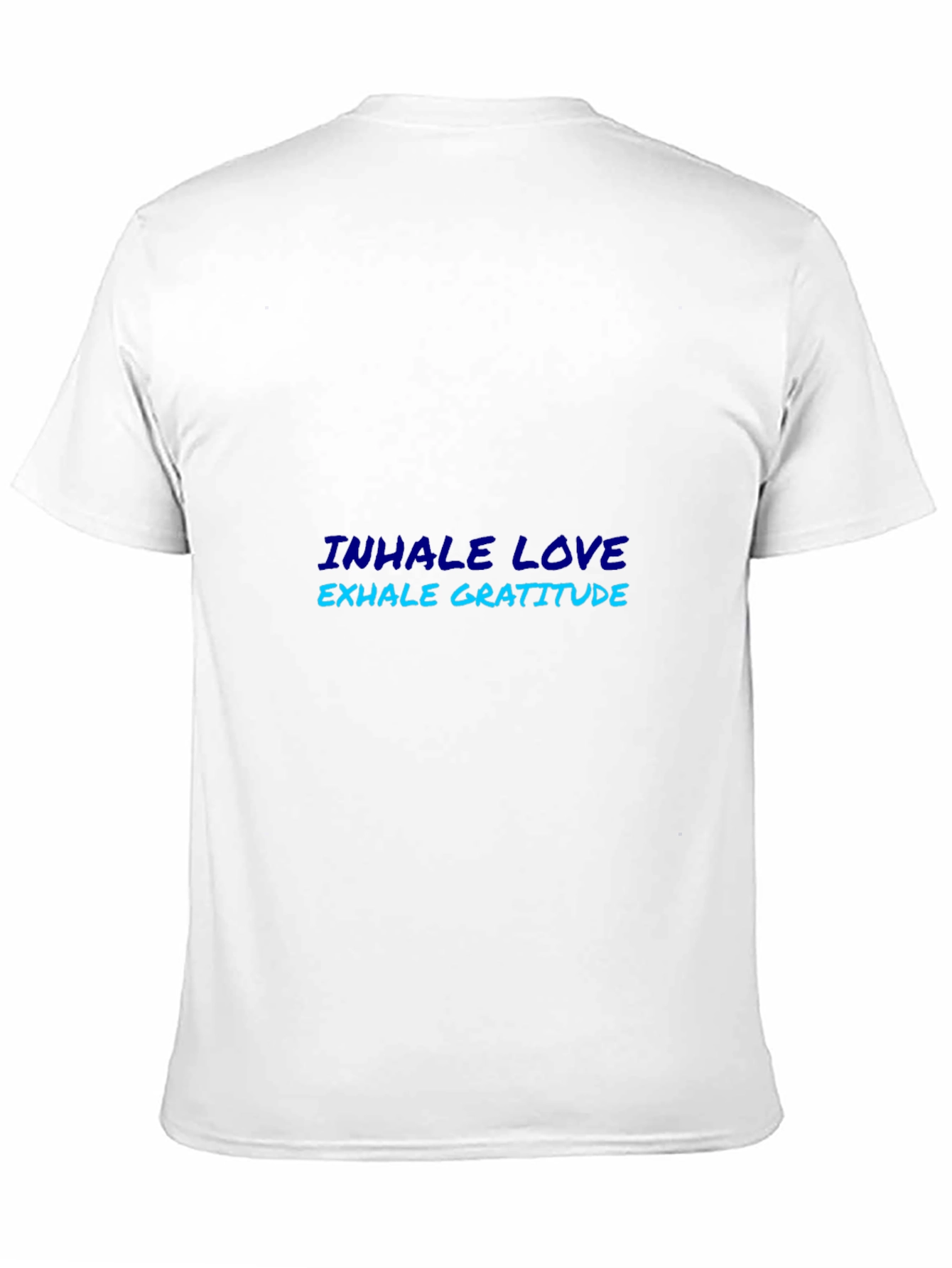 Inhale Love Exhale Gratitude Black T-Shirt