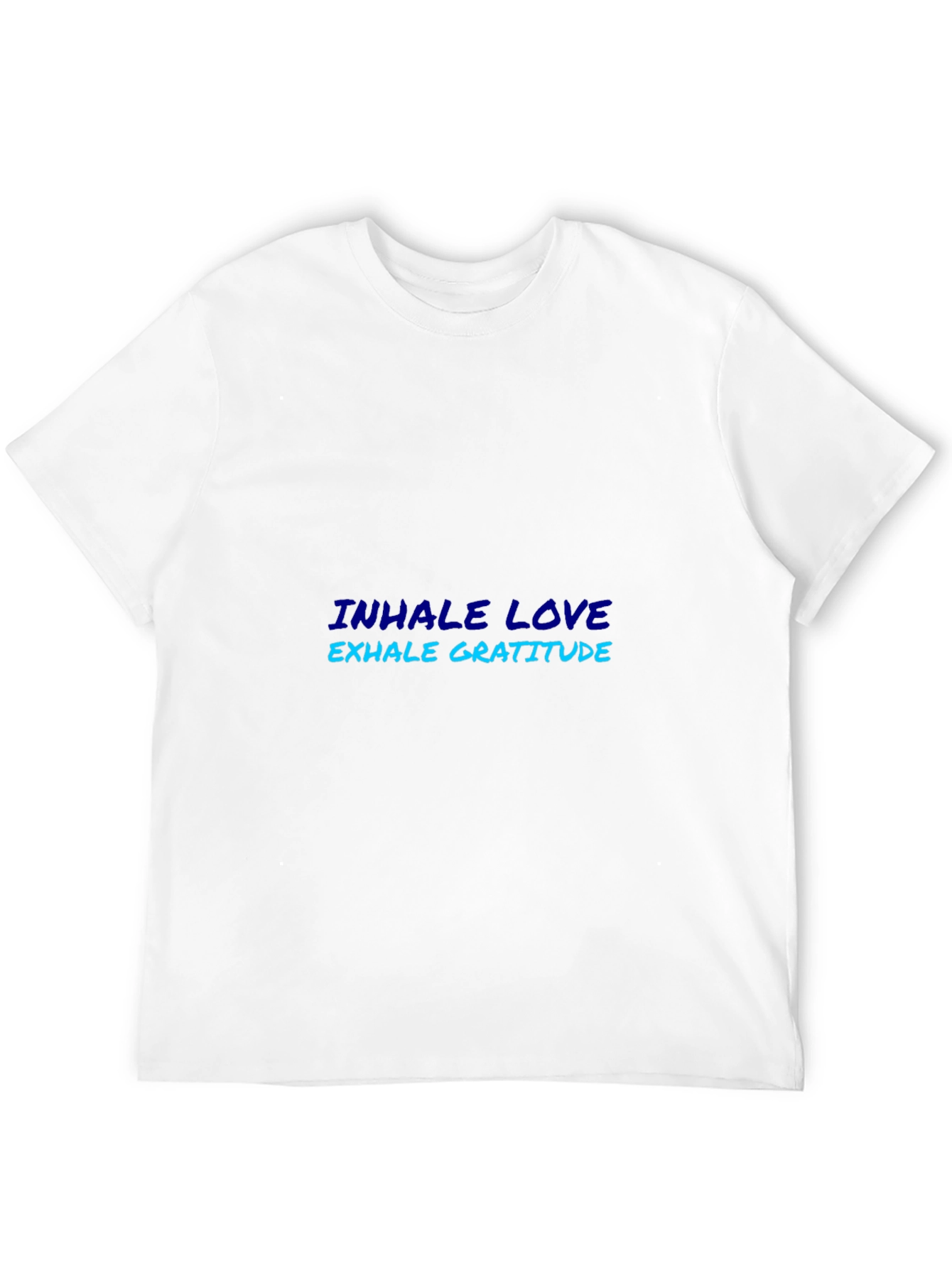 Inhale Love Exhale Gratitude Black T-Shirt