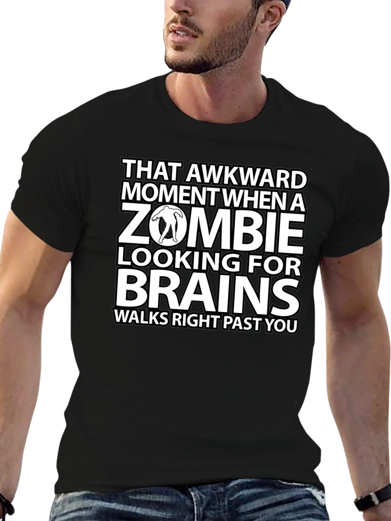 Zombie Brains Graphic T-Shirt