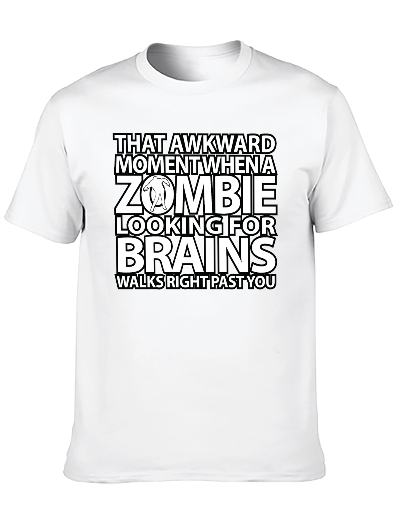 Zombie Brains Graphic T-Shirt
