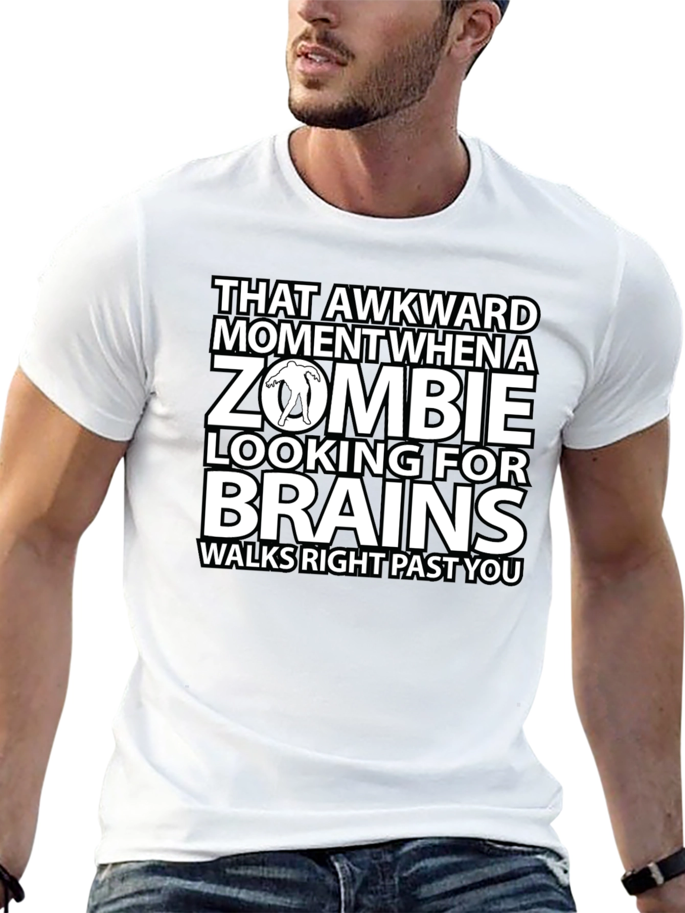 Zombie Brains Graphic T-Shirt