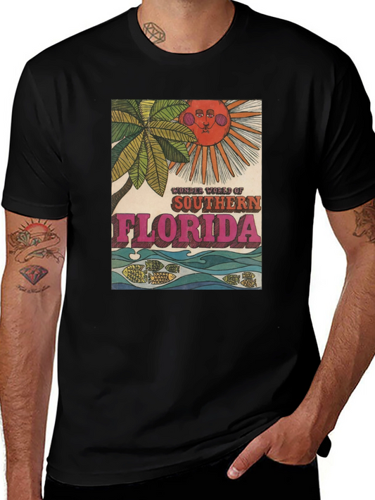 Southern Florida Graphic Tee - Retro Style