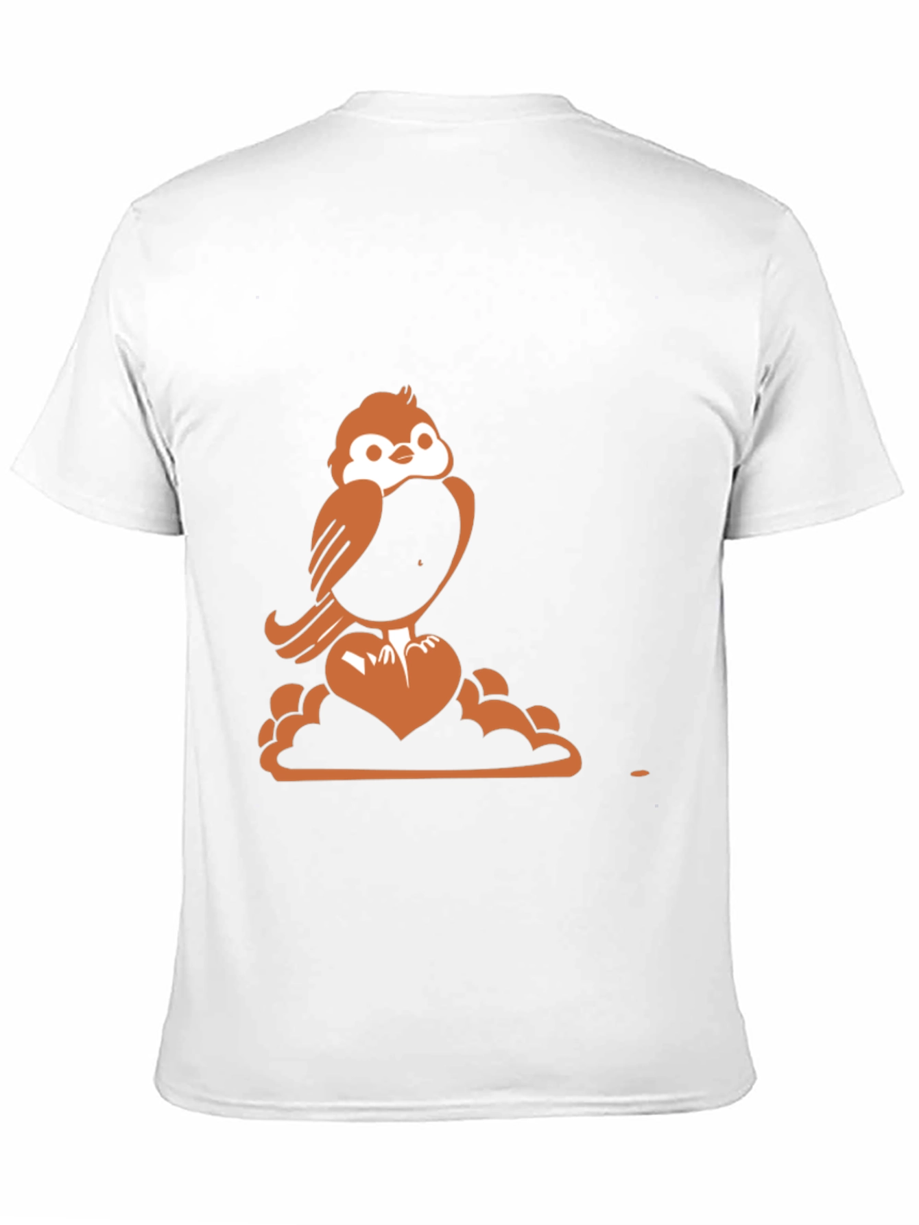 Sparrow Heart Graphic Tee - Stylish Comfort