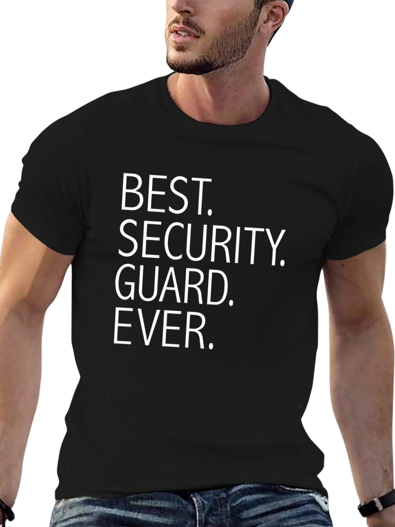 Best Security Guard Ever T-Shirt Funny Job Gift