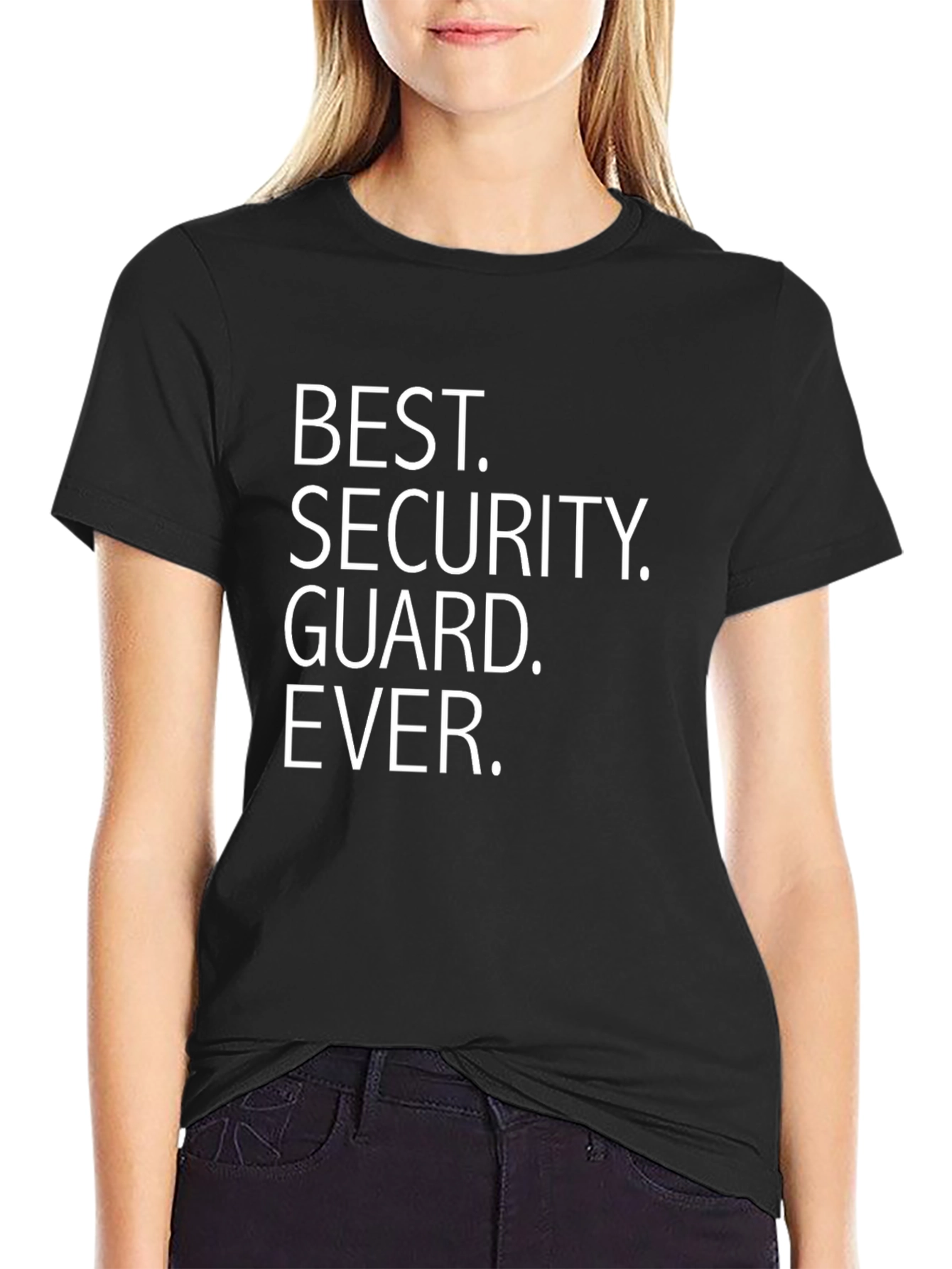 Best Security Guard Ever T-Shirt Funny Job Gift