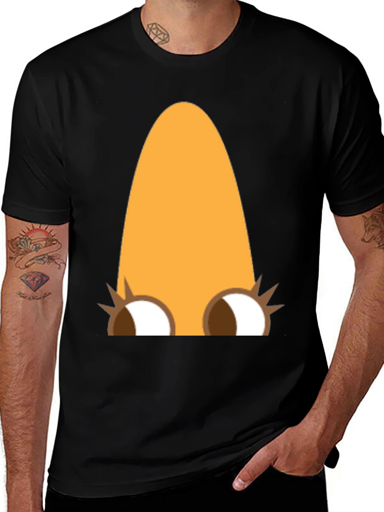 Funny Cartoon Character Graphic Tee