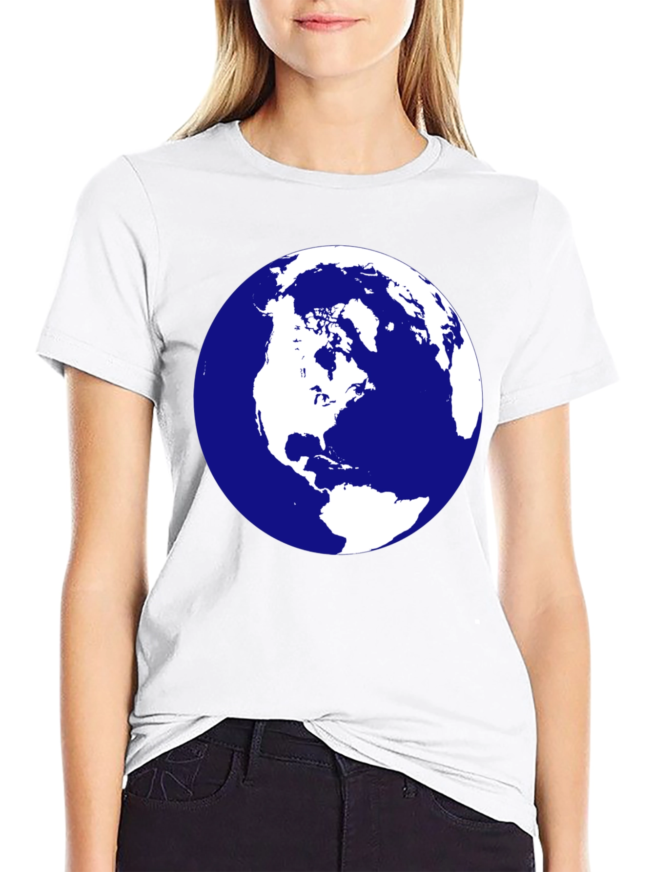 Earth Graphic Black T-Shirt