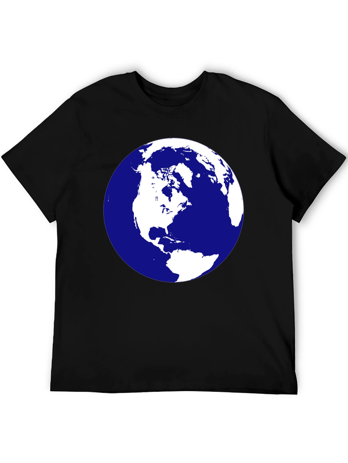 Earth Graphic Black T-Shirt