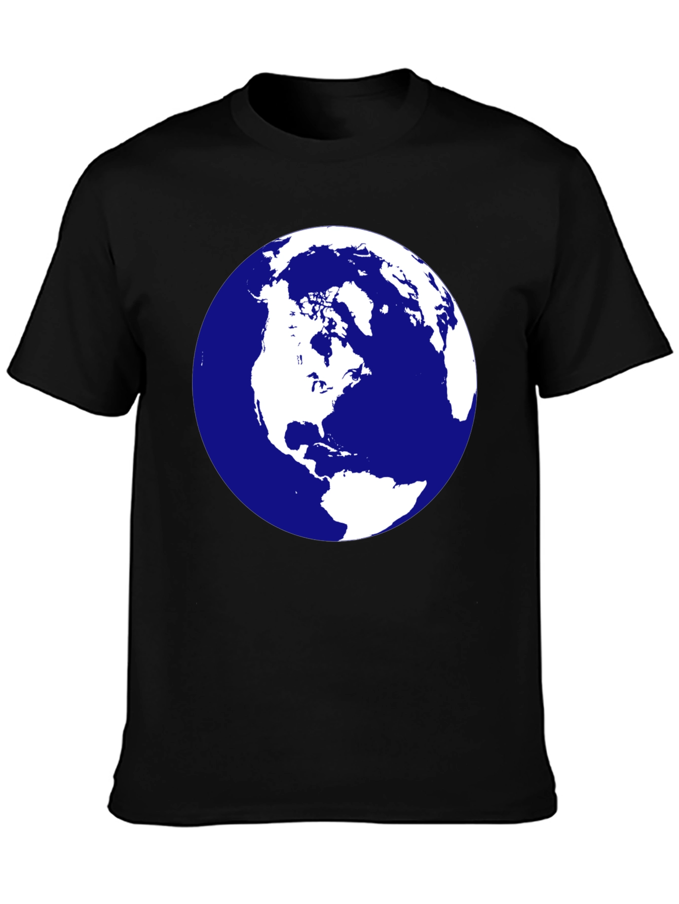 Earth Graphic Black T-Shirt