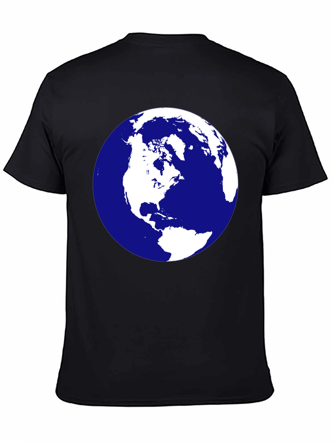 Earth Graphic Black T-Shirt