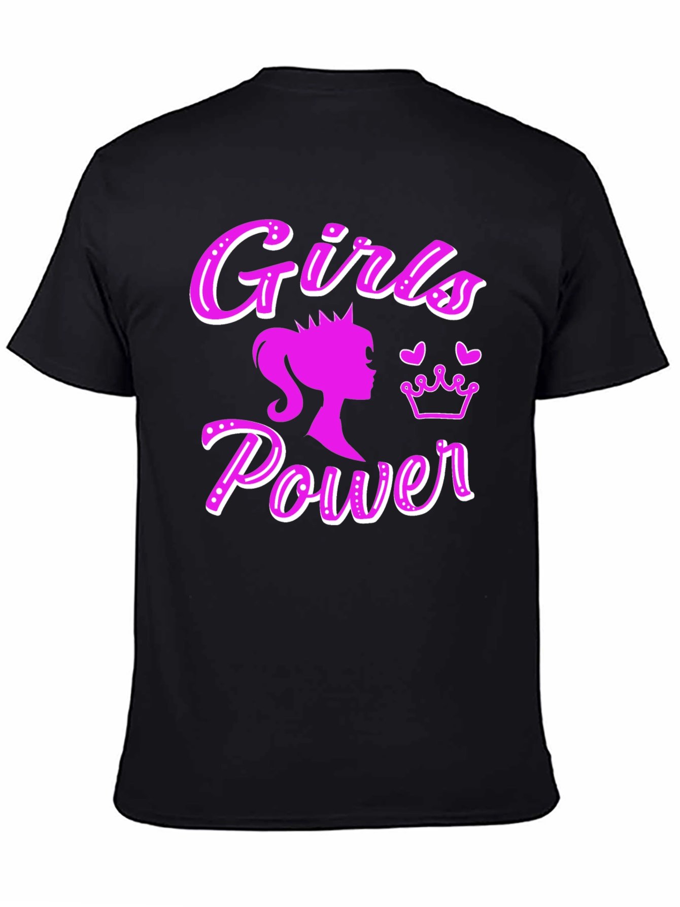 Girls Power Black T-Shirt