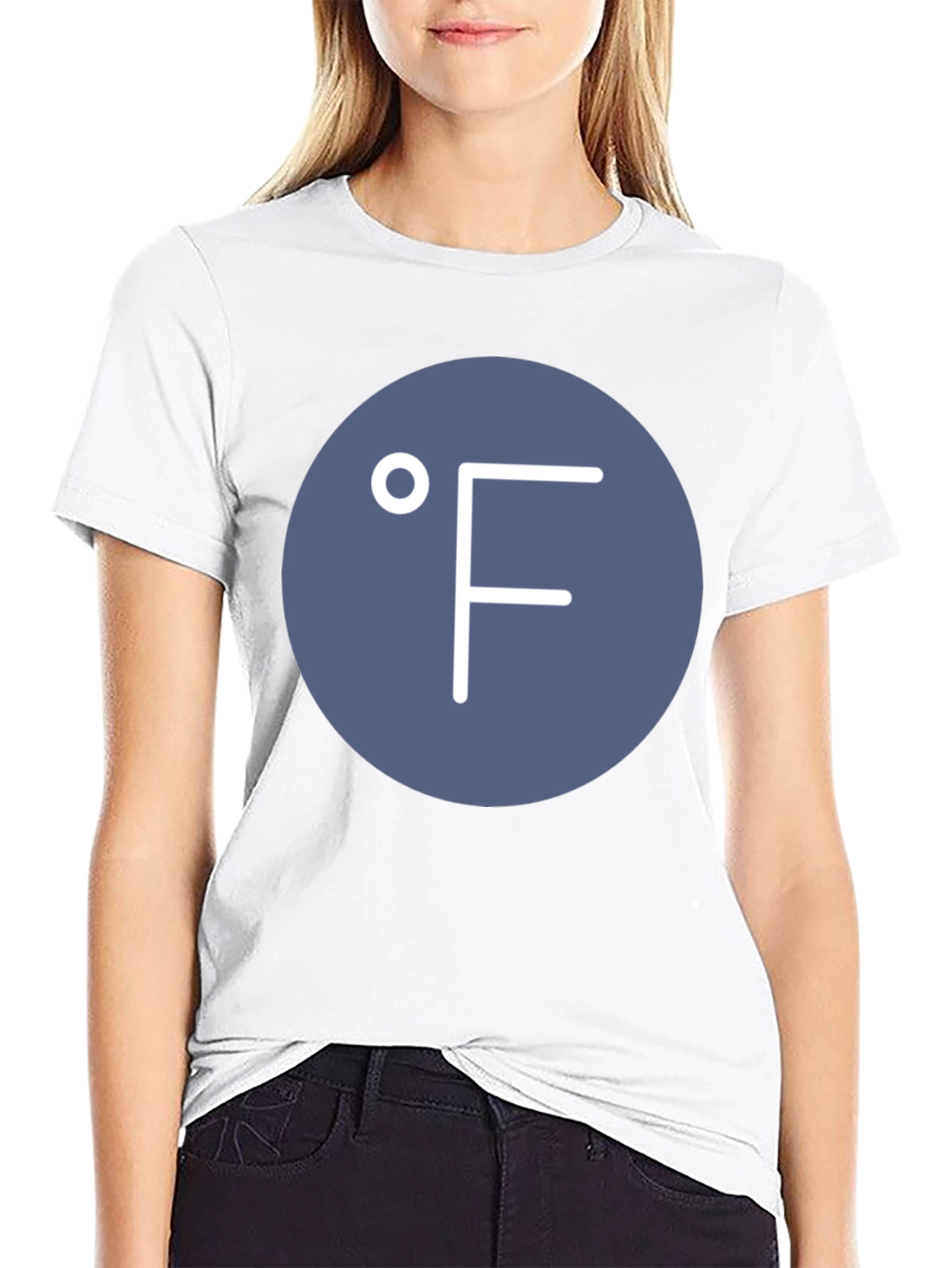 Fahrenheit Symbol Tee - Cool Weather Graphic T-Shirt