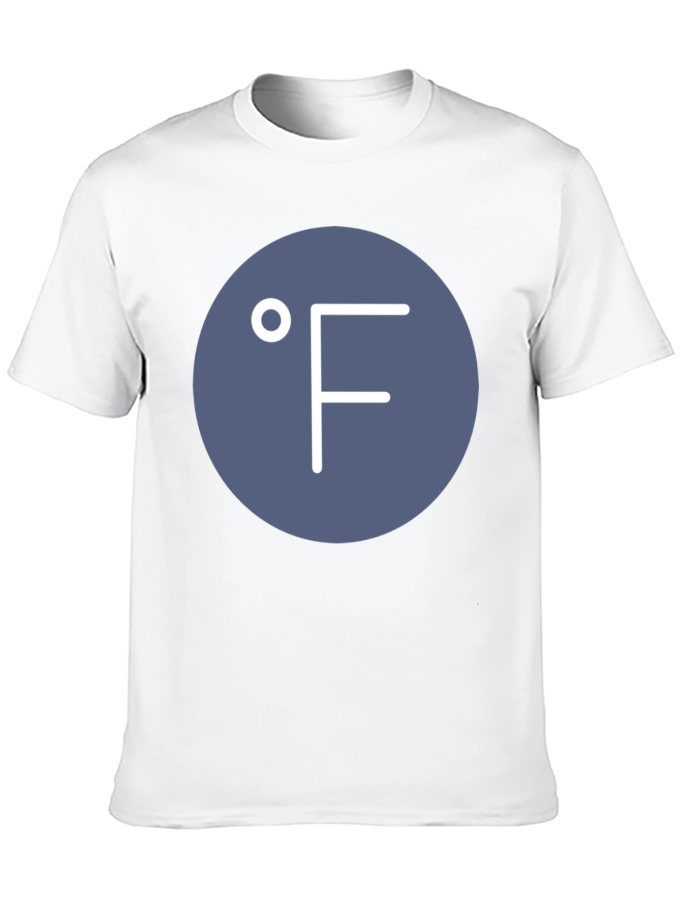 Fahrenheit Symbol Tee - Cool Weather Graphic T-Shirt