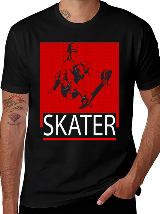 Skater Graphic T-Shirt - Black