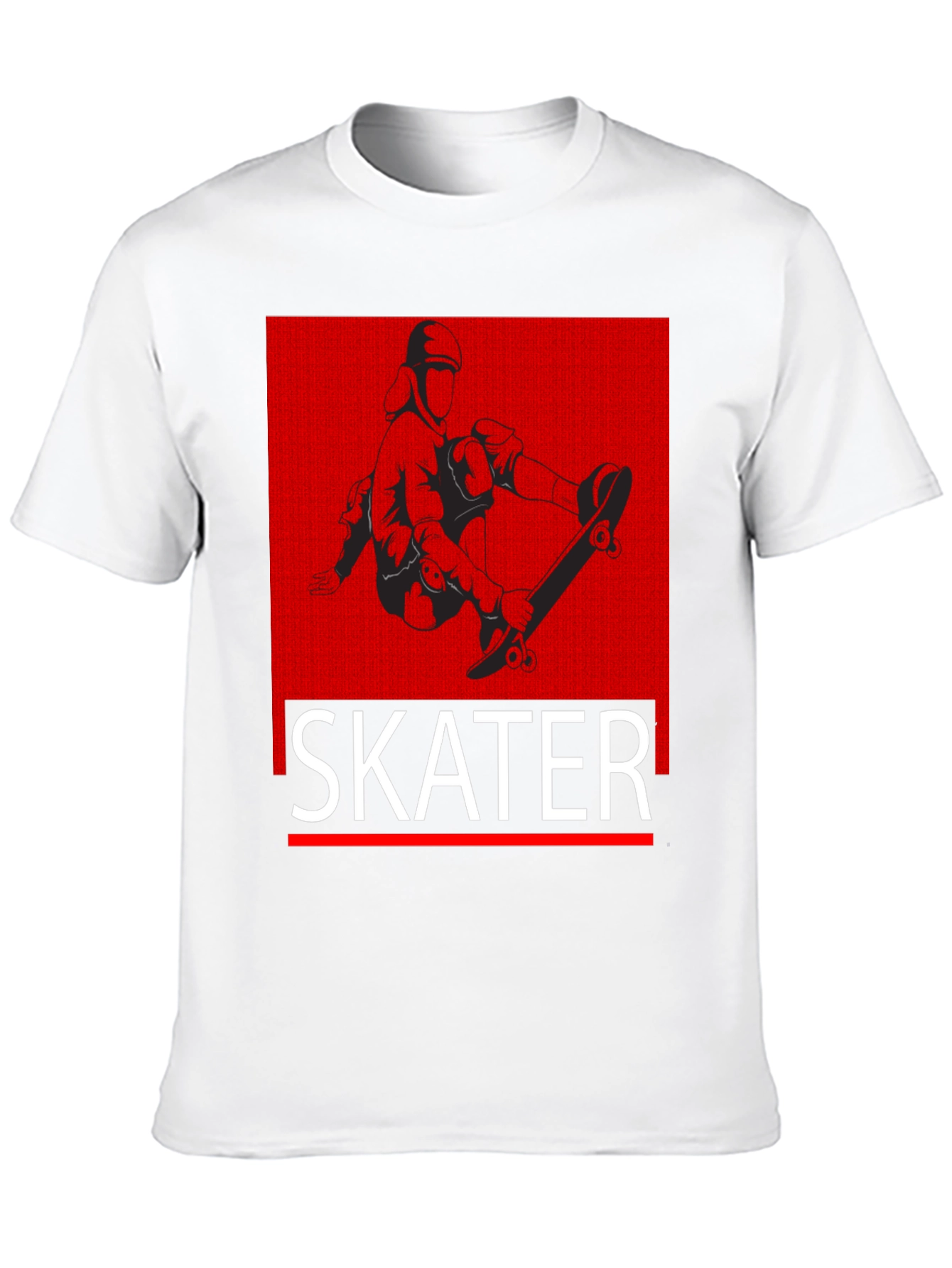 Skater Graphic T-Shirt - Black