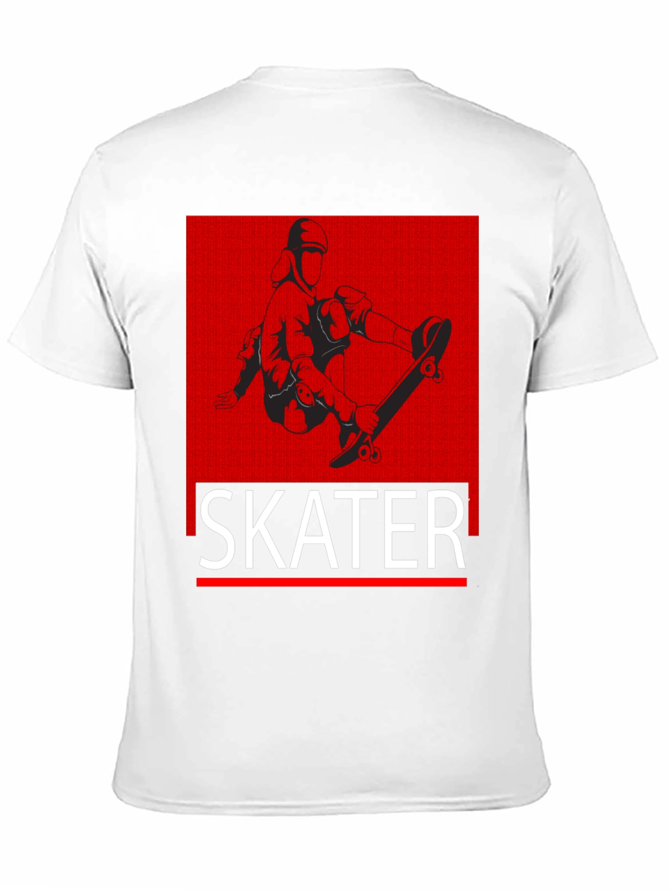 Skater Graphic T-Shirt - Black