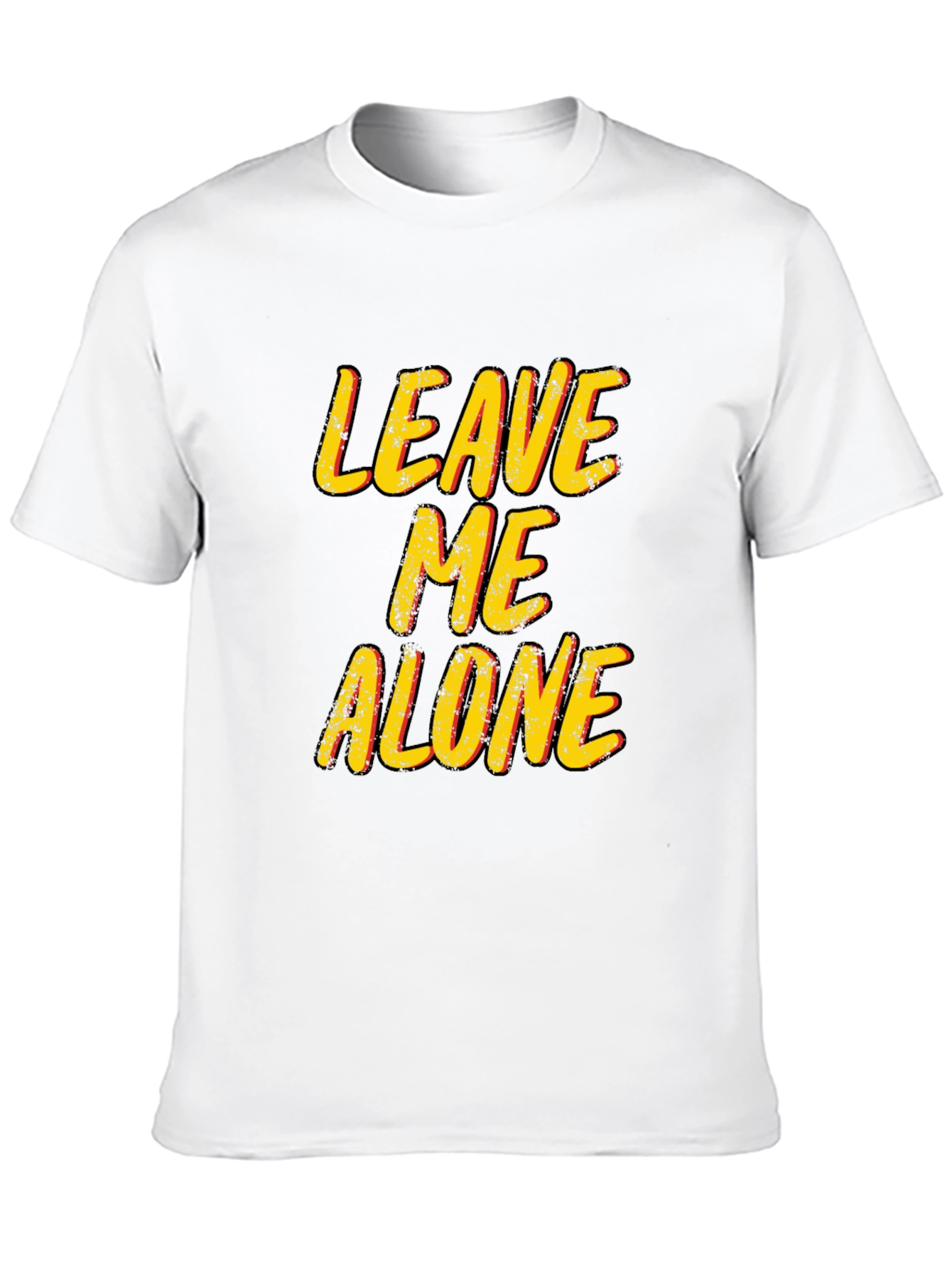 Leave Me Alone T-Shirt - Black Graphic Tee