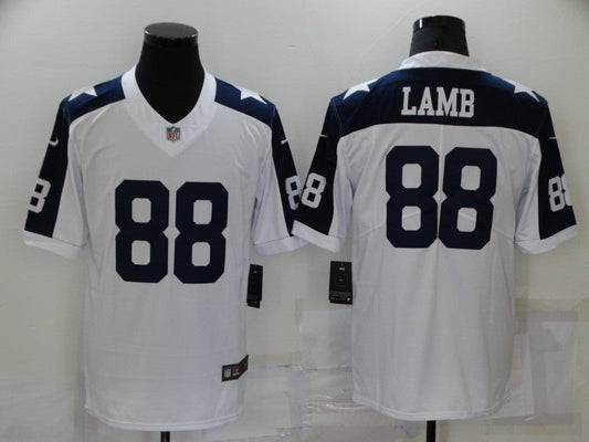 Men's Dallas Cowboys CeeDee Lamb #88 White Player Game Jerseys