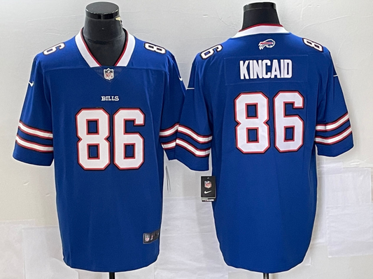 Men's Buffalo Bills Dalton Kincaid #86 Royal 2023 NFL Draft First Round Pick Game Jerseys