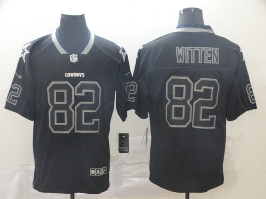 Men's Dallas Cowboys Jason Witten #82 Black Alternate Game Jerseys