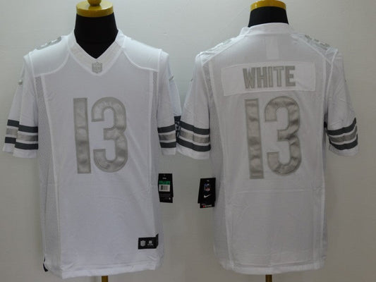 Men's Chicago Bears Kevin White #13 White Game Jerseys